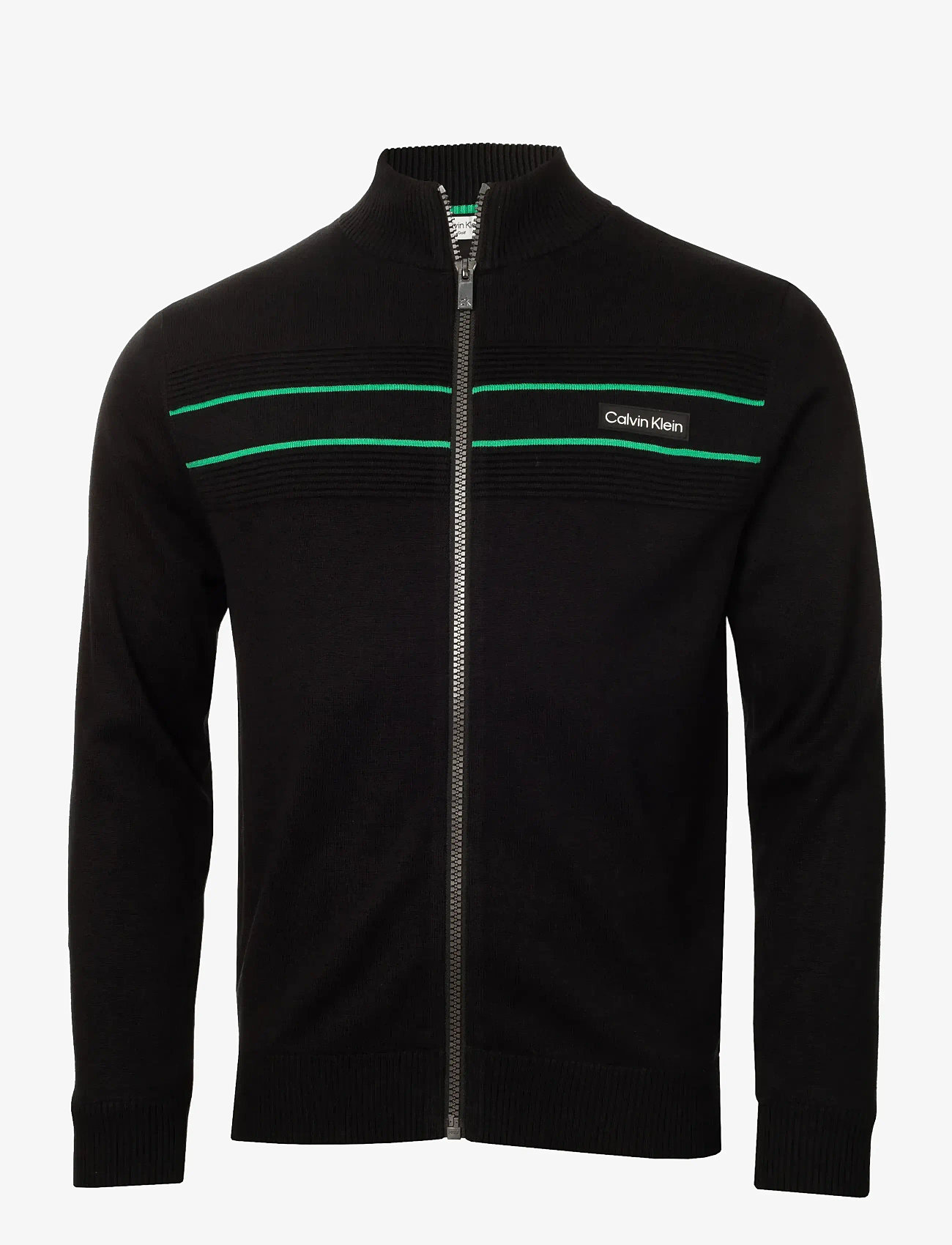Calvin Klein Golf - BAXTER LINED SWEATER - swetry - blk - 0