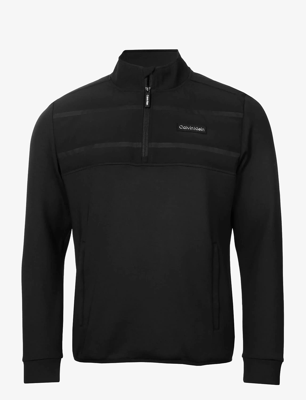 Calvin Klein Golf - HOUSTON HYBRID HALF ZIP - underställströjor - blk - 0