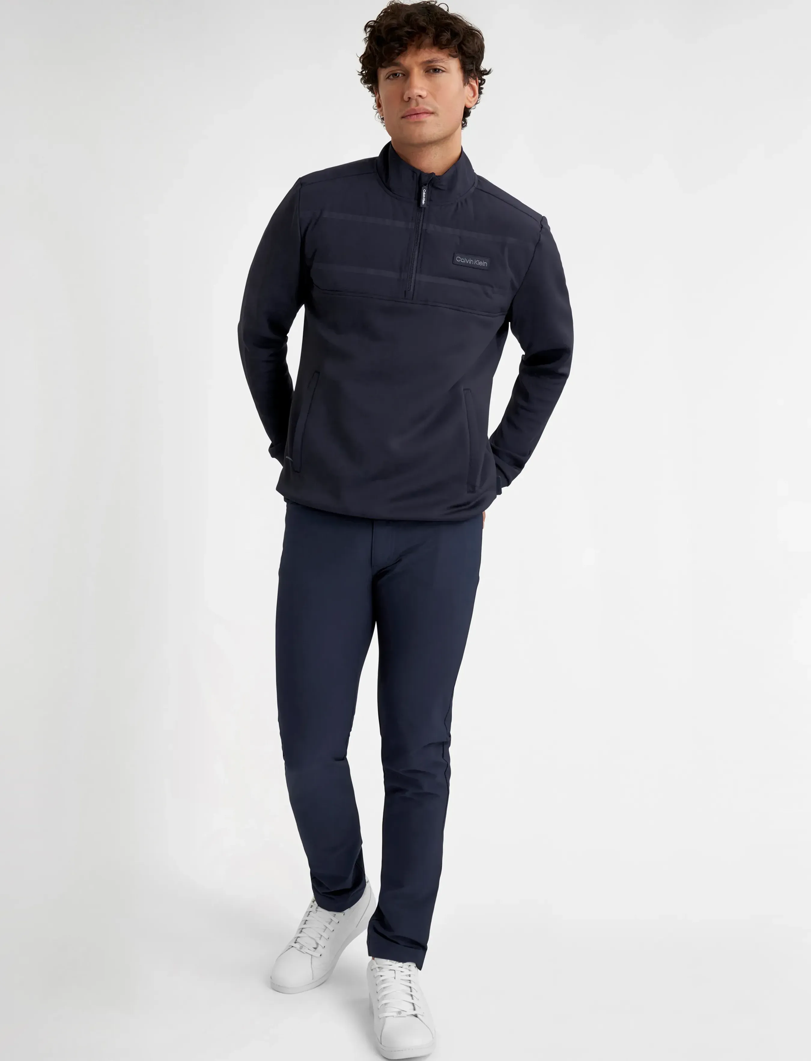 Calvin Klein Golf - HOUSTON HYBRID HALF ZIP - nvy - 3