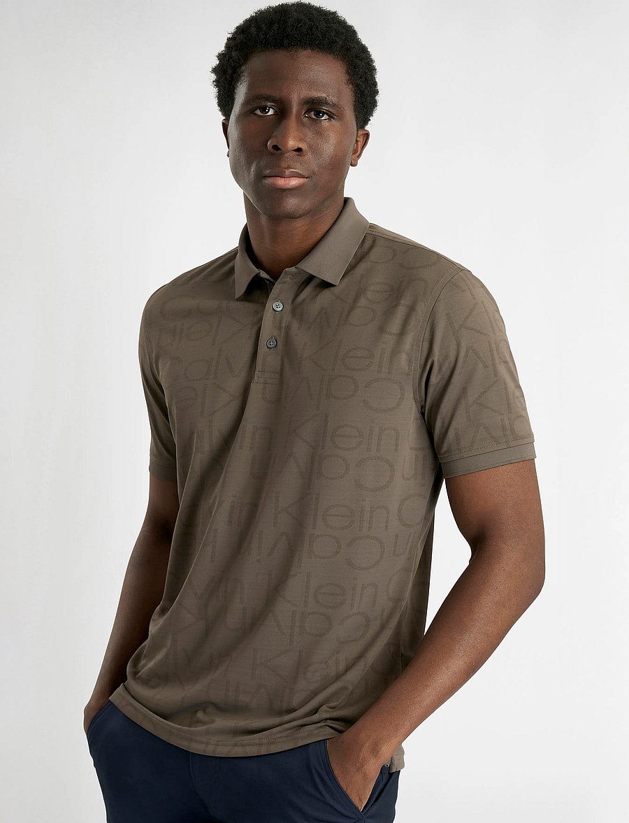 Calvin Klein Golf - AVONDALE POLO - oberteile & t-shirts - cdrbrn - 0