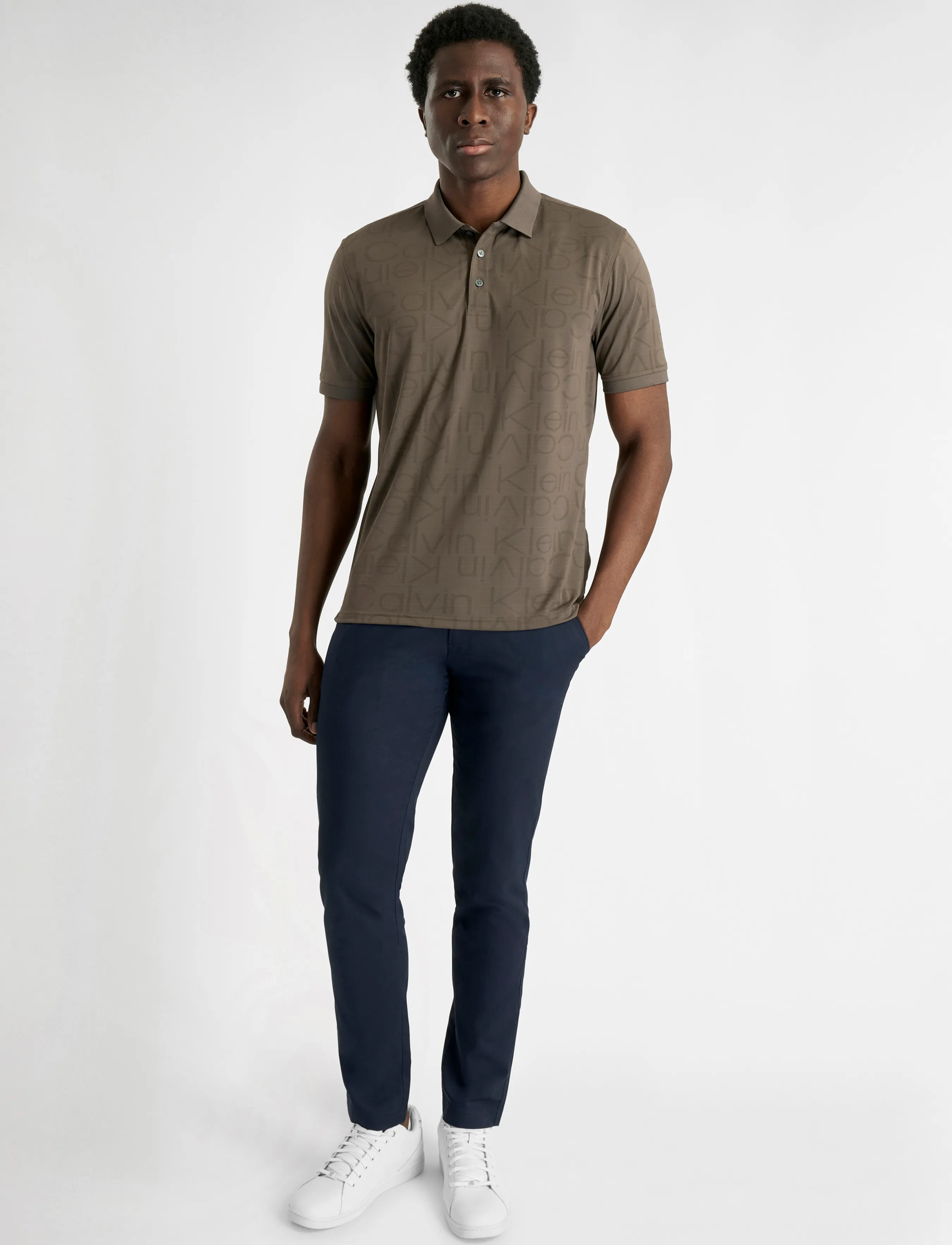 Calvin Klein Golf - AVONDALE POLO - oberteile & t-shirts - cdrbrn - 4