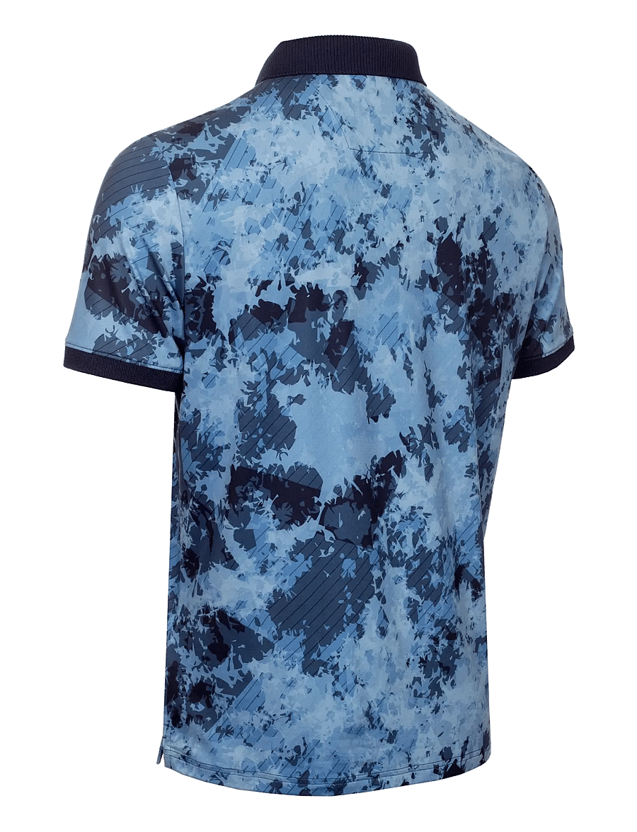 Calvin Klein Golf - DIGITAL CHAOS PRINTED POLO - oberteile & t-shirts - nvy - 2