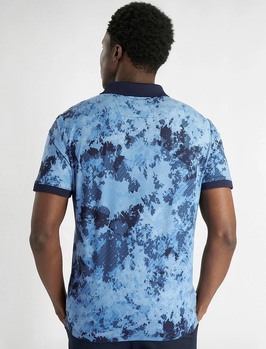 Calvin Klein Golf - DIGITAL CHAOS PRINTED POLO - oberteile & t-shirts - nvy - 3