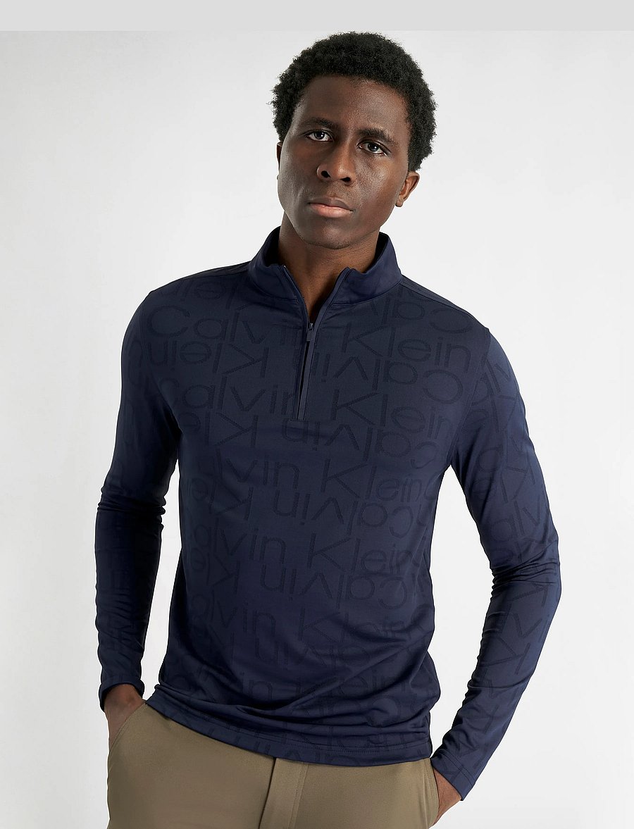 Calvin Klein Golf - AVONDALE HALF ZIP - nvy - 0