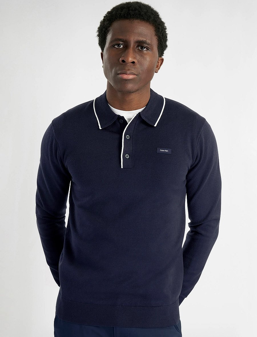 Calvin Klein Golf - RIVIERA POLO SWEATER - nvy - 0