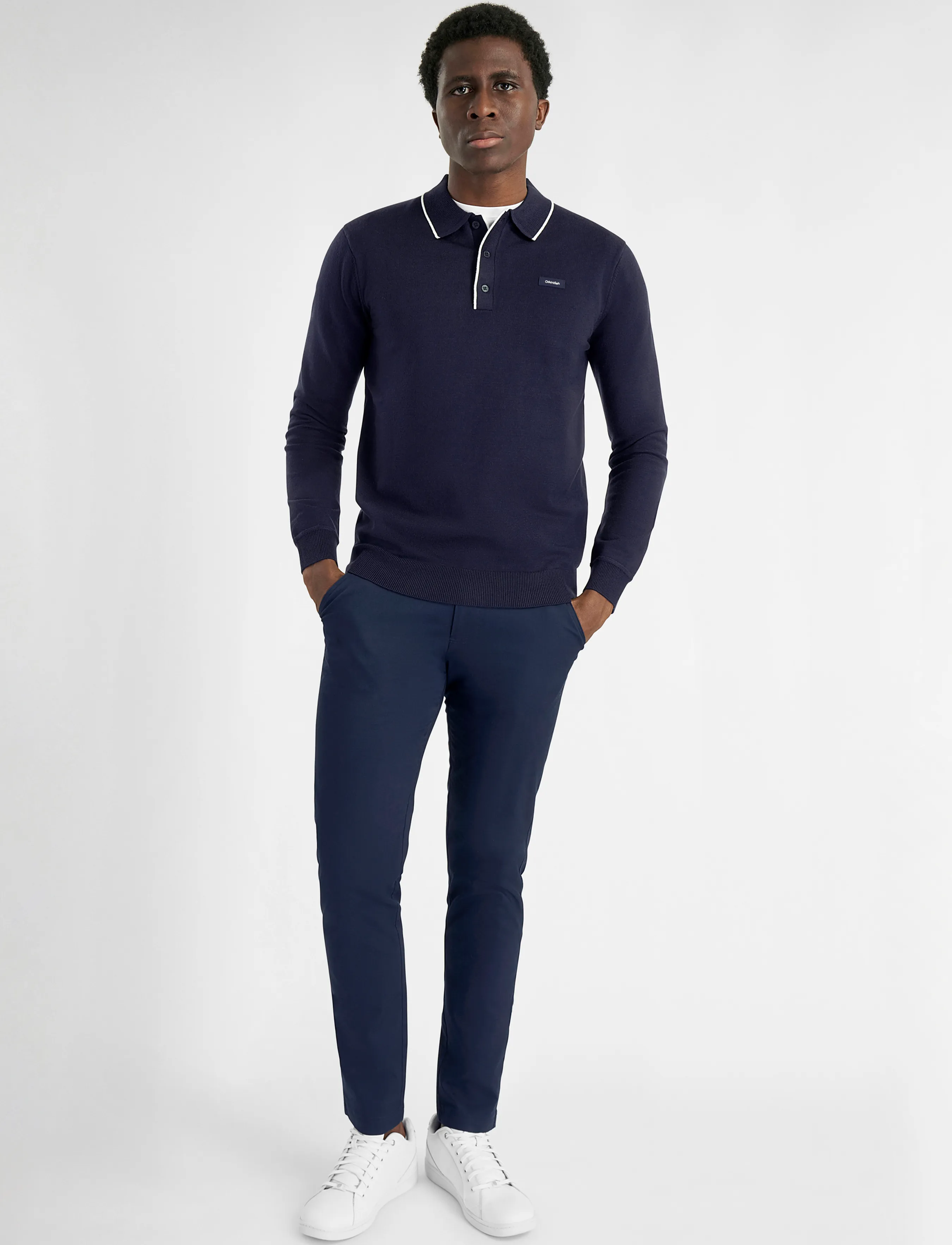 Calvin Klein Golf - RIVIERA POLO SWEATER - nvy - 3