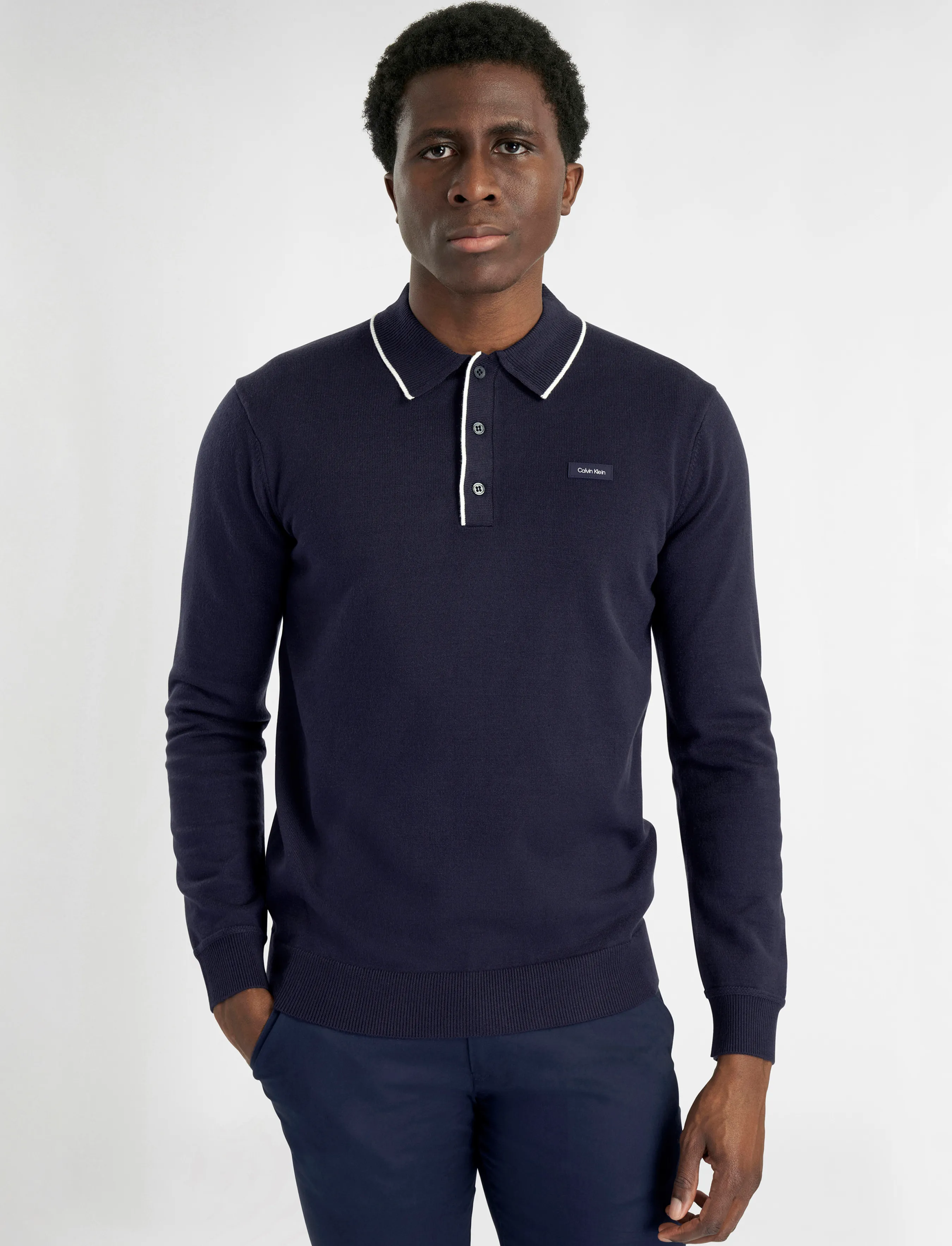 Calvin Klein Golf - RIVIERA POLO SWEATER - nvy - 5