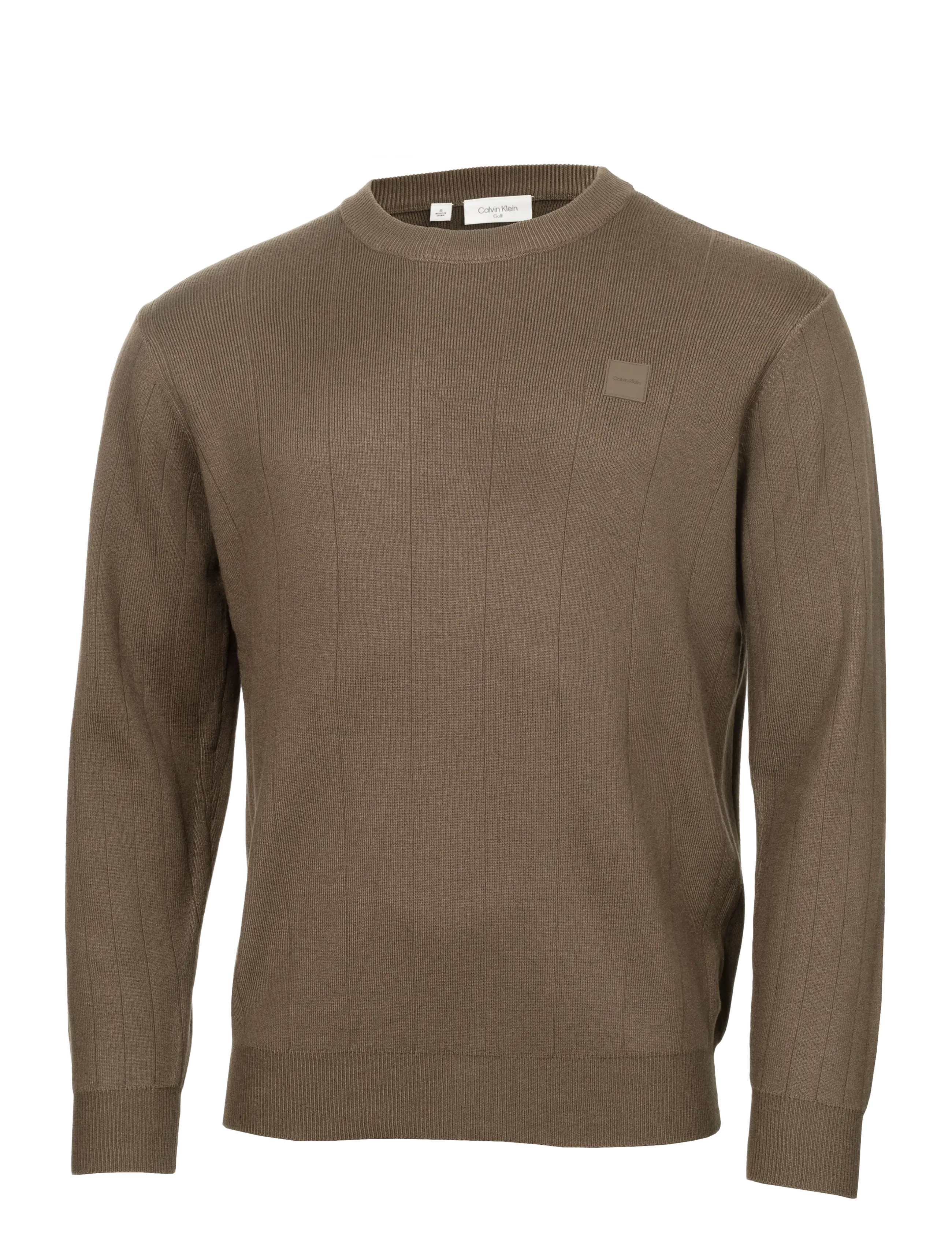 Calvin Klein Golf SHERFIELD CREW NECK SWEATER - Neuleet - CDRBRNMR / brown