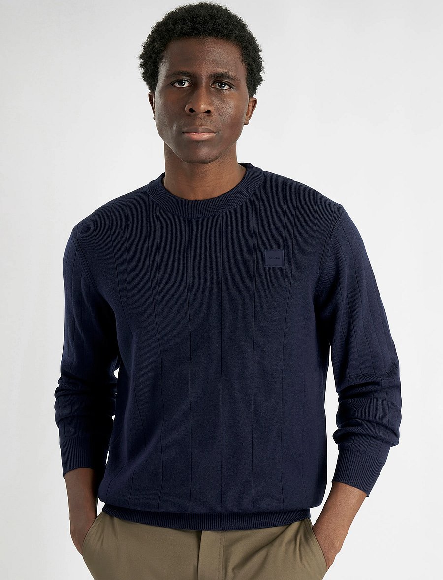 Calvin Klein Golf - SHERFIELD CREW NECK SWEATER - sweatshirts - nvy - 0