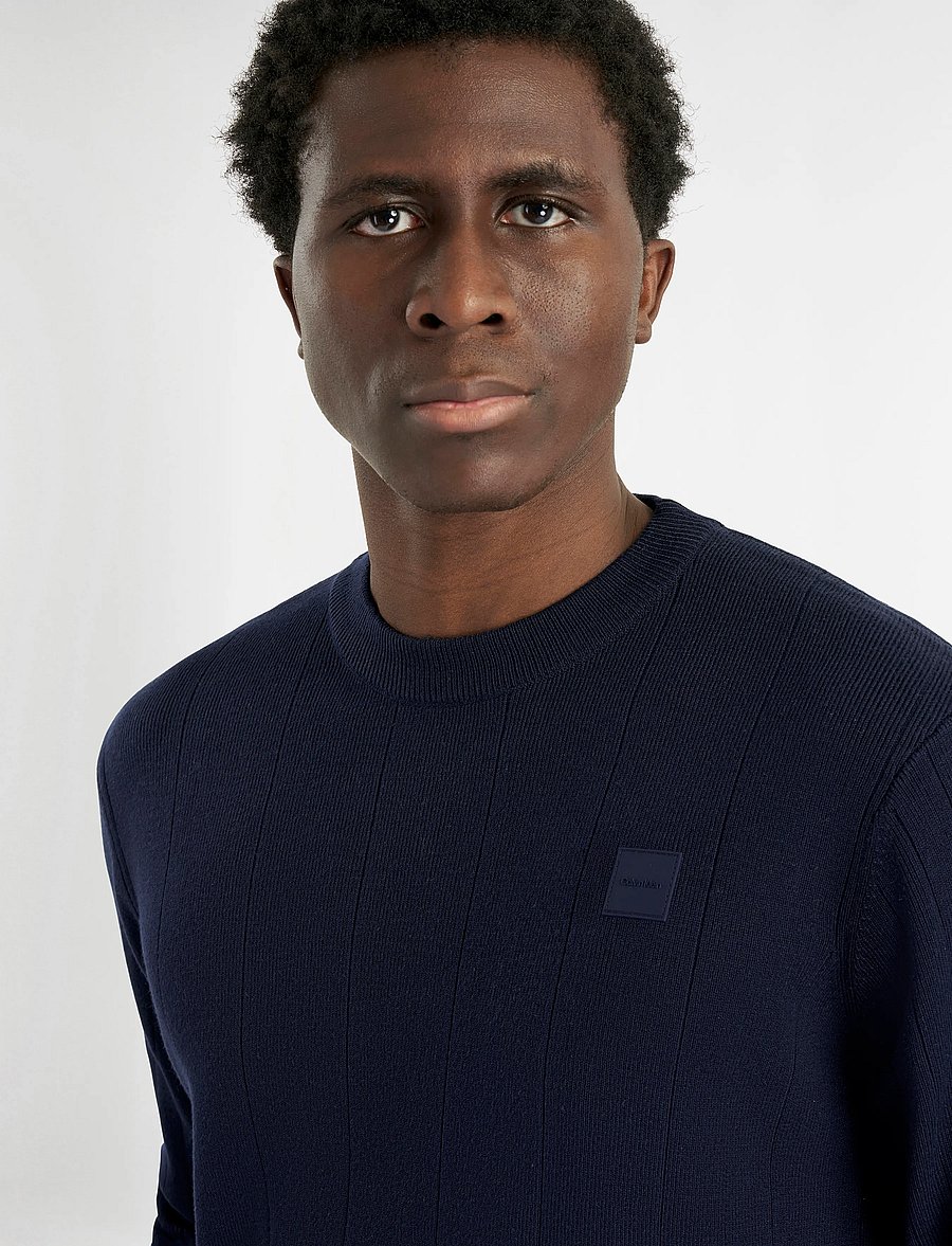 Calvin Klein Golf - SHERFIELD CREW NECK SWEATER - sweatshirts - nvy - 4