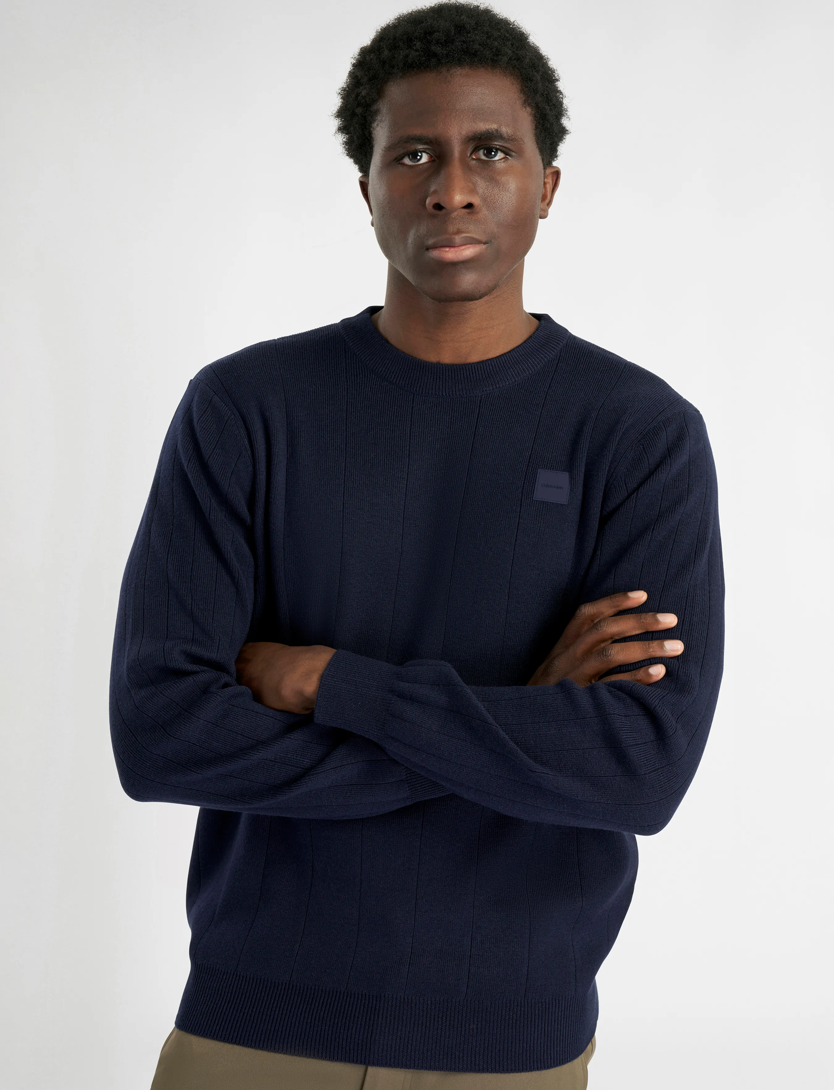 Calvin Klein Golf - SHERFIELD CREW NECK SWEATER - sweatshirts - nvy - 5