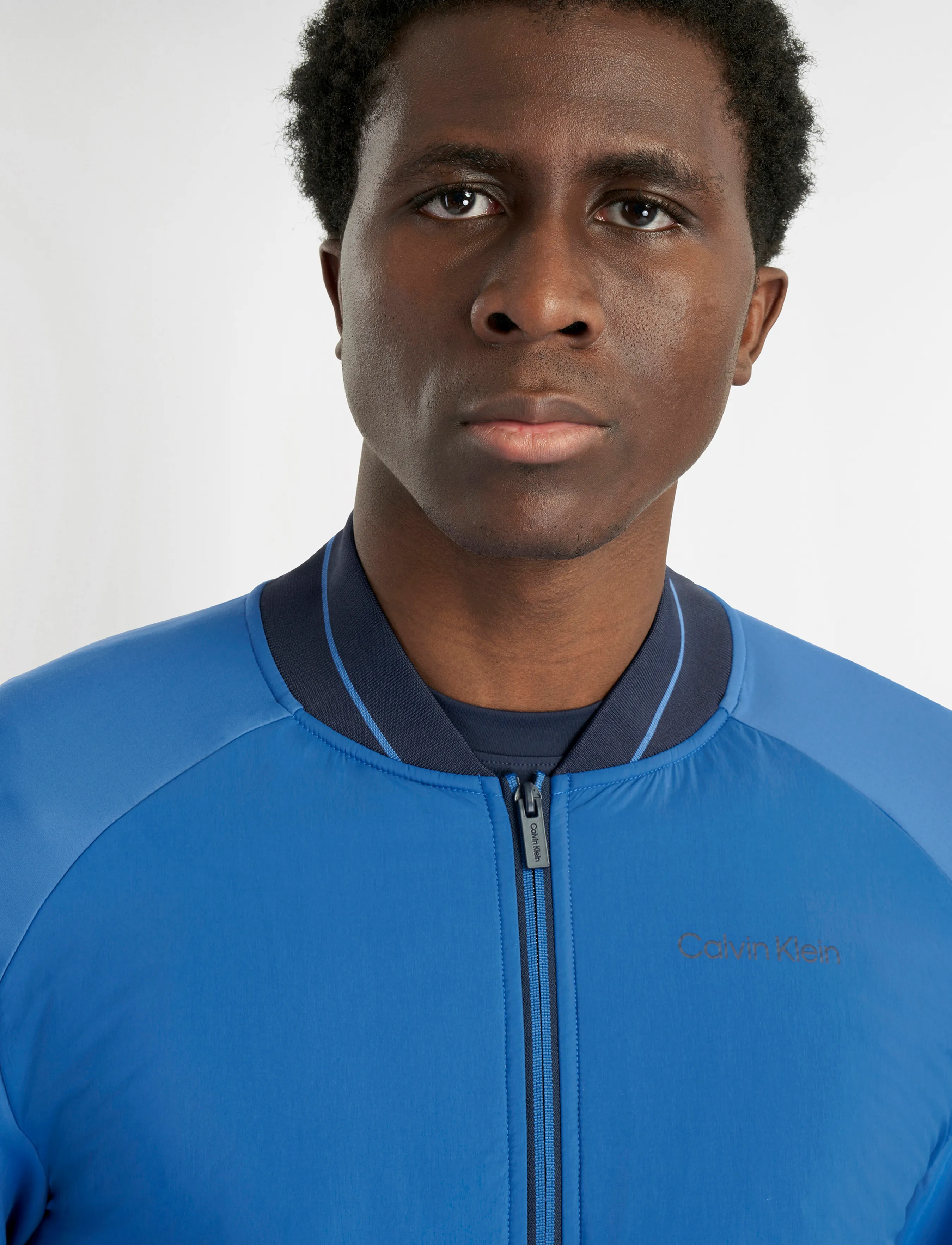 Calvin Klein Golf - GREENSIDE 1/2 ZIP HYBRID BOMBER - bluhib - 4