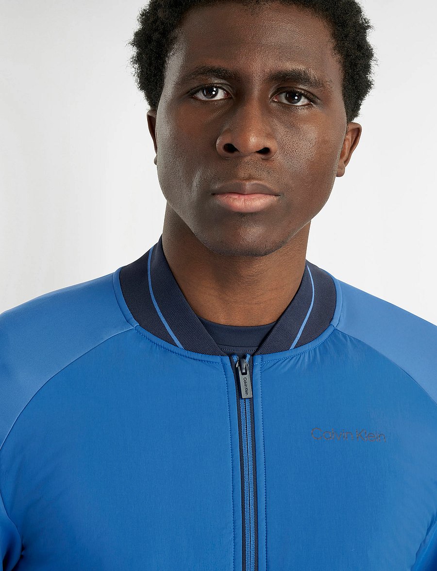 Calvin Klein Golf - GREENSIDE 1/2 ZIP HYBRID BOMBER - golf-jacken - bluhib - 4