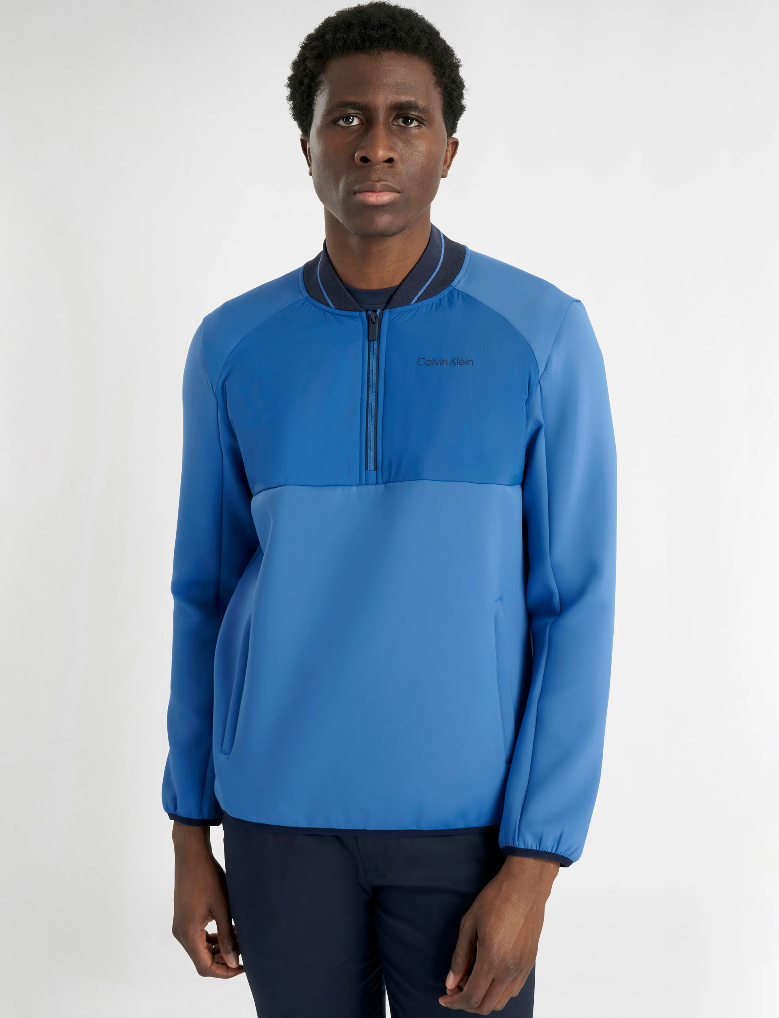 Calvin Klein Golf - GREENSIDE 1/2 ZIP HYBRID BOMBER - bluhib - 5