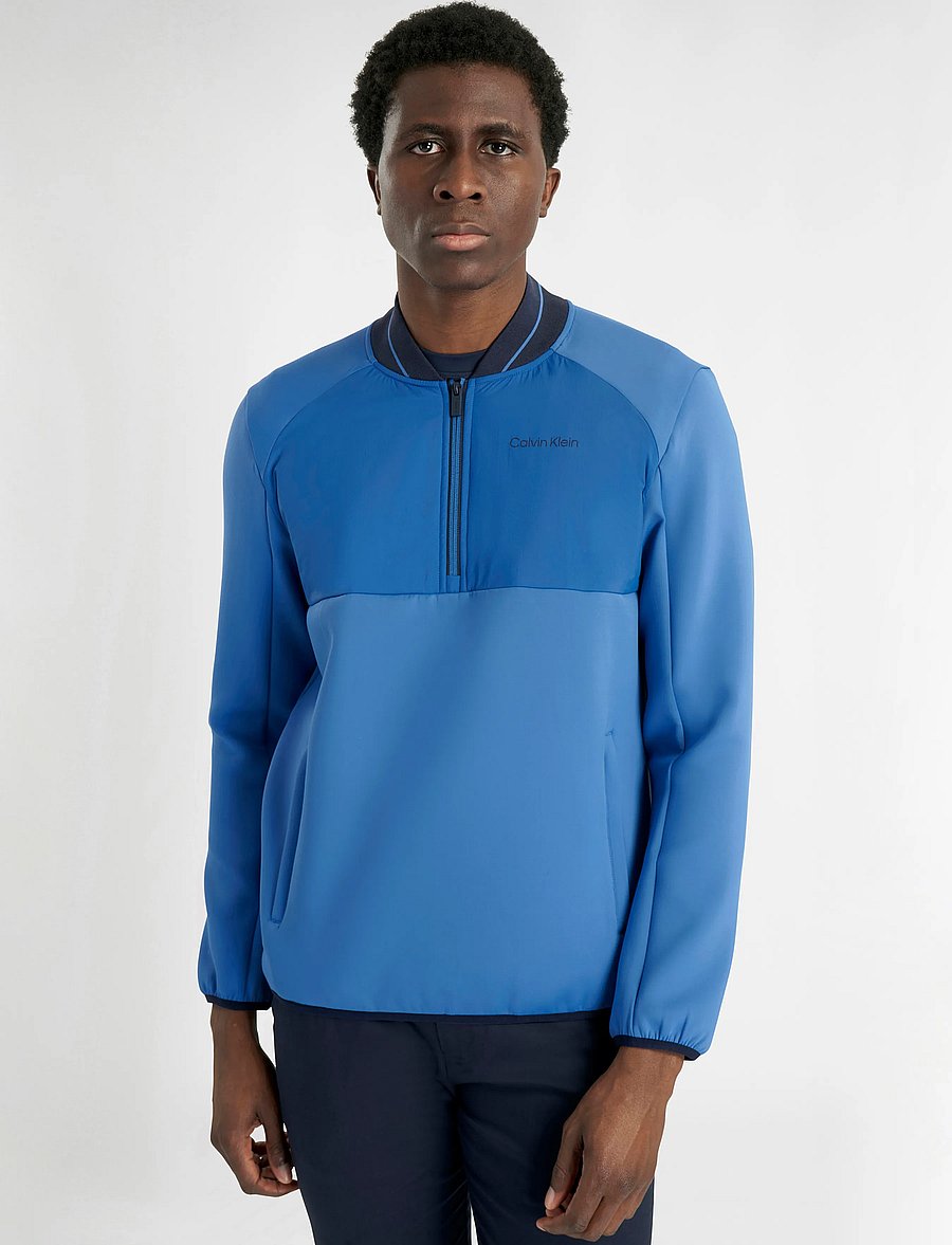 Calvin Klein Golf - GREENSIDE 1/2 ZIP HYBRID BOMBER - golf-jacken - bluhib - 5