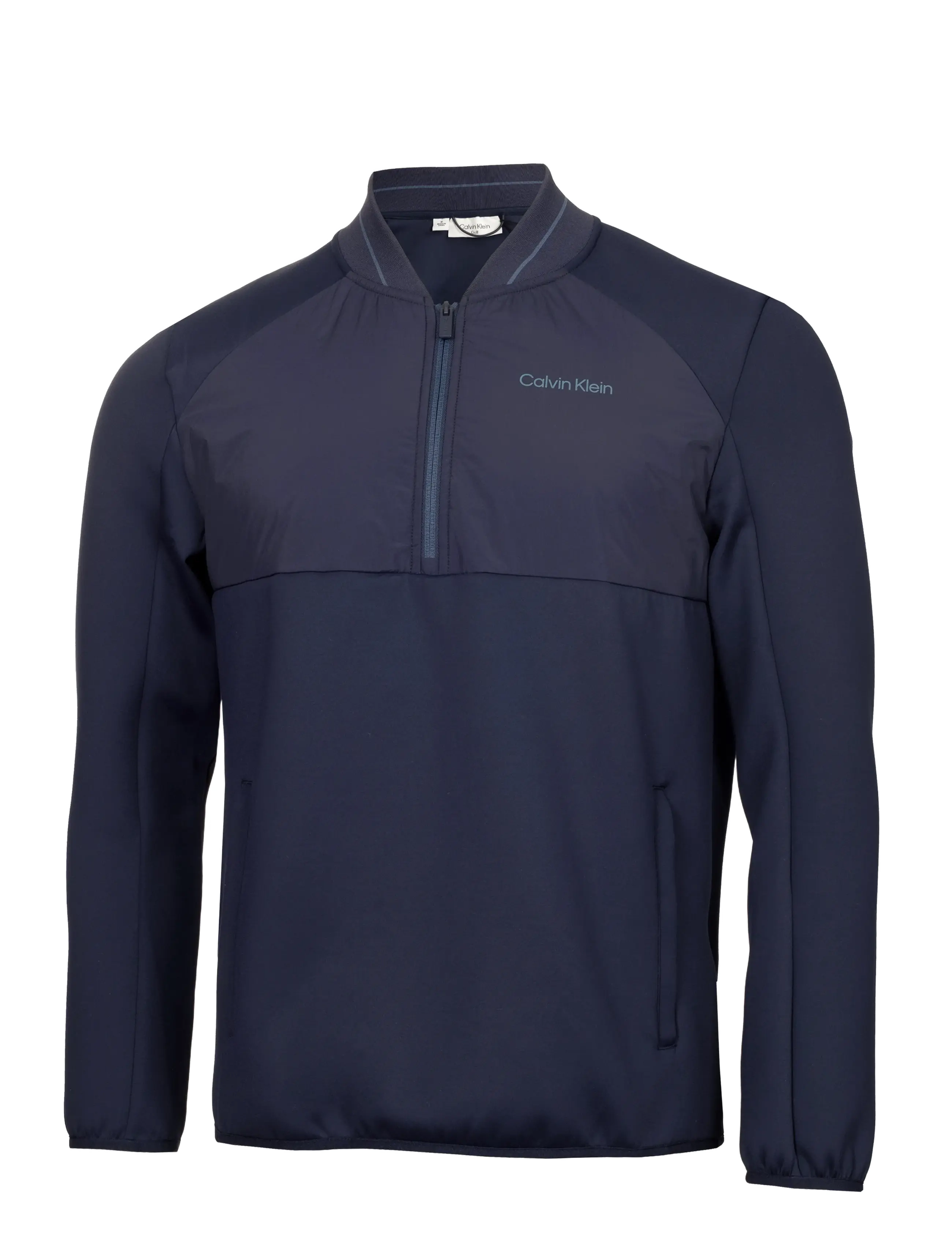 Calvin Klein Golf GREENSIDE 1/2 ZIP HYBRID BOMBER - Streetstyle - NVY / navy