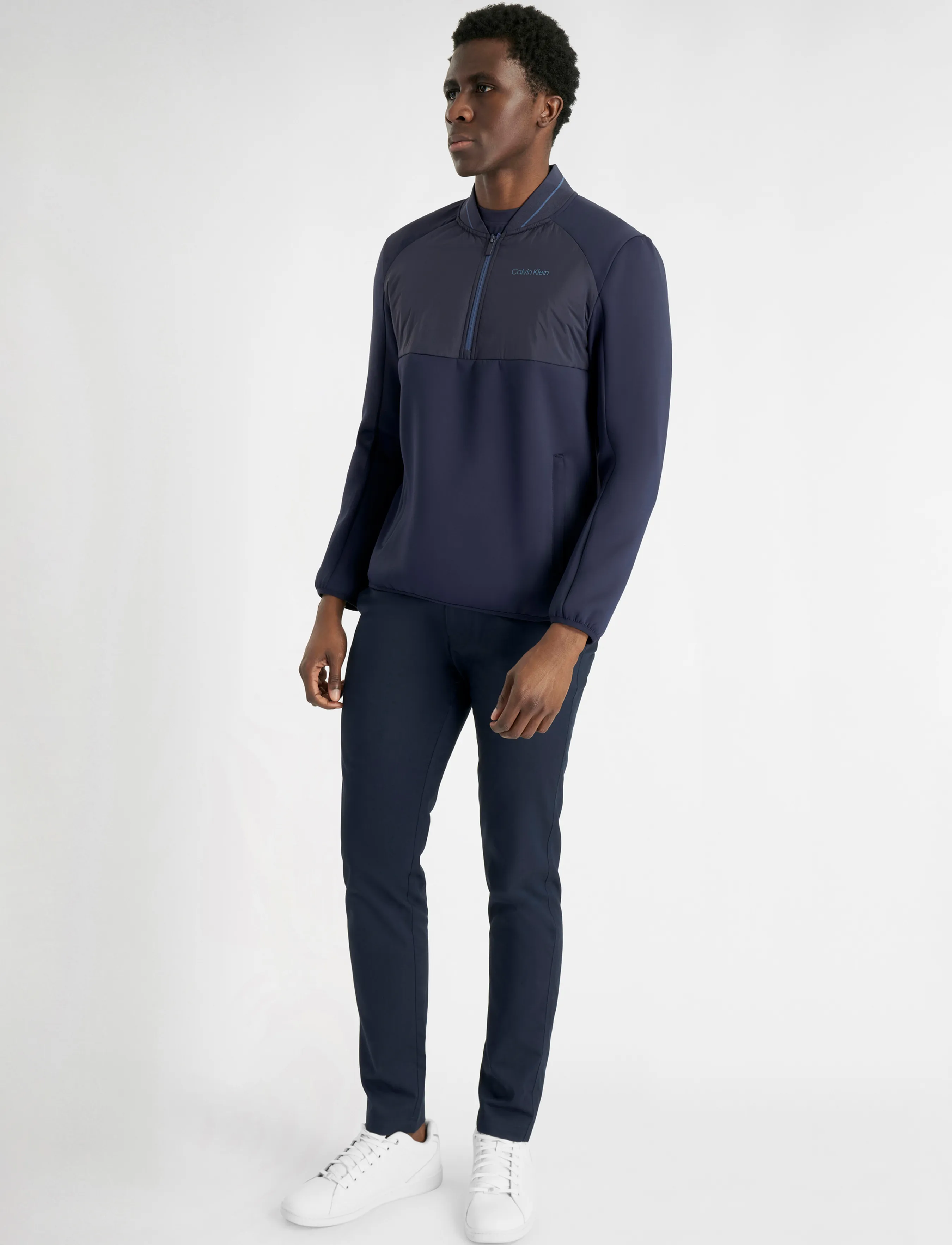 Calvin Klein Golf - GREENSIDE 1/2 ZIP HYBRID BOMBER - nvy - 3