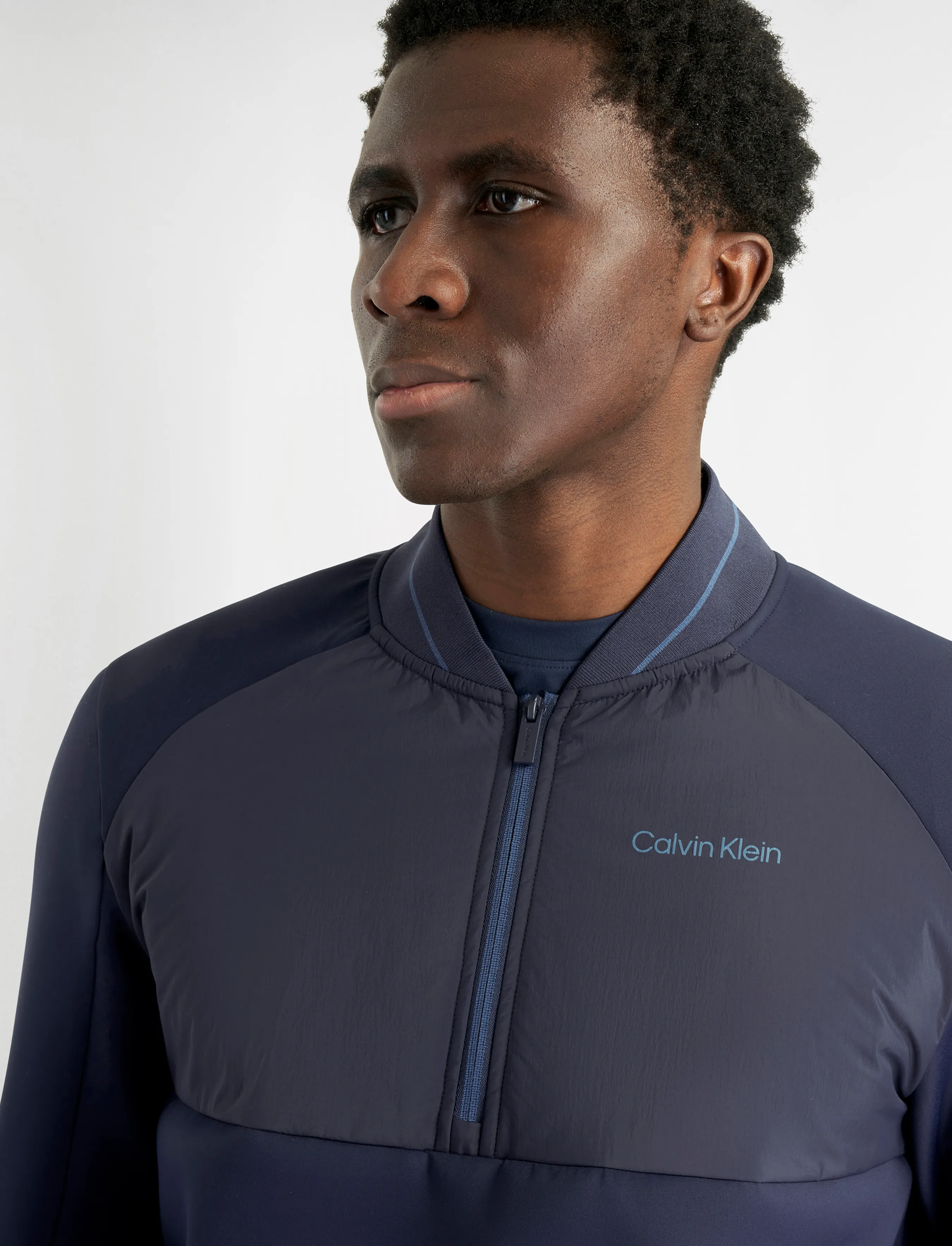 Calvin Klein Golf - GREENSIDE 1/2 ZIP HYBRID BOMBER - nvy - 4