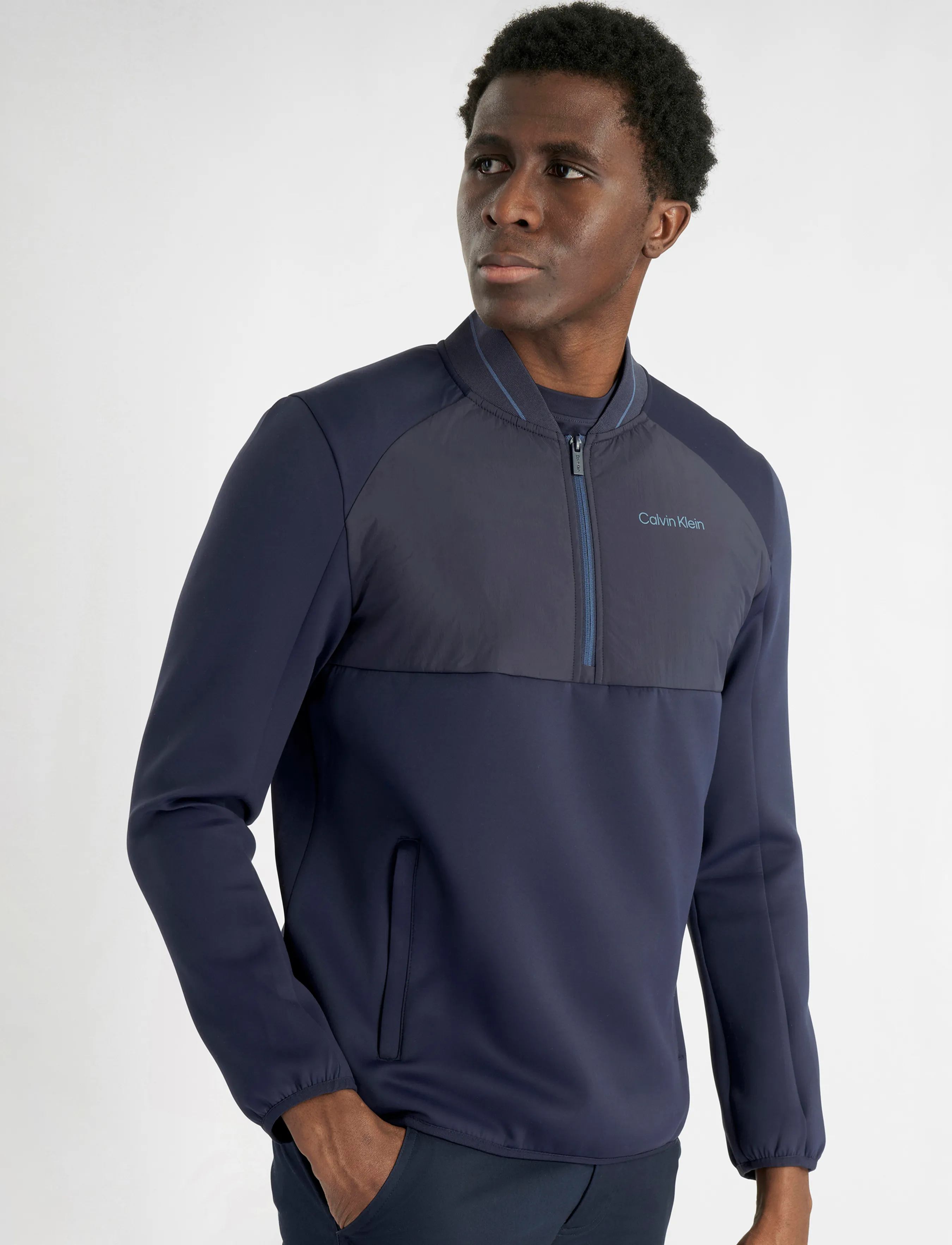 Calvin Klein Golf - GREENSIDE 1/2 ZIP HYBRID BOMBER - nvy - 5