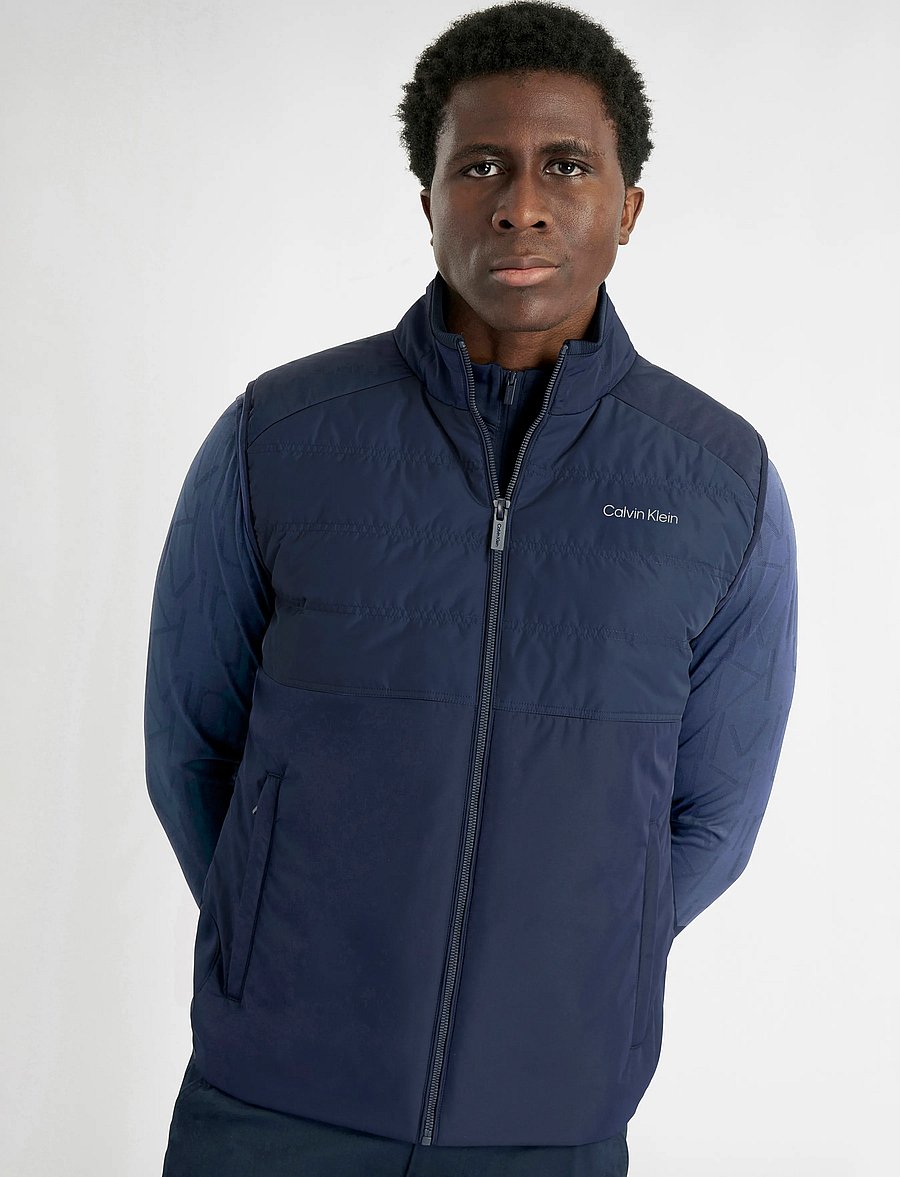 Calvin Klein Golf - REGENT DOWN GILET - vests - nvy-nvy - 0