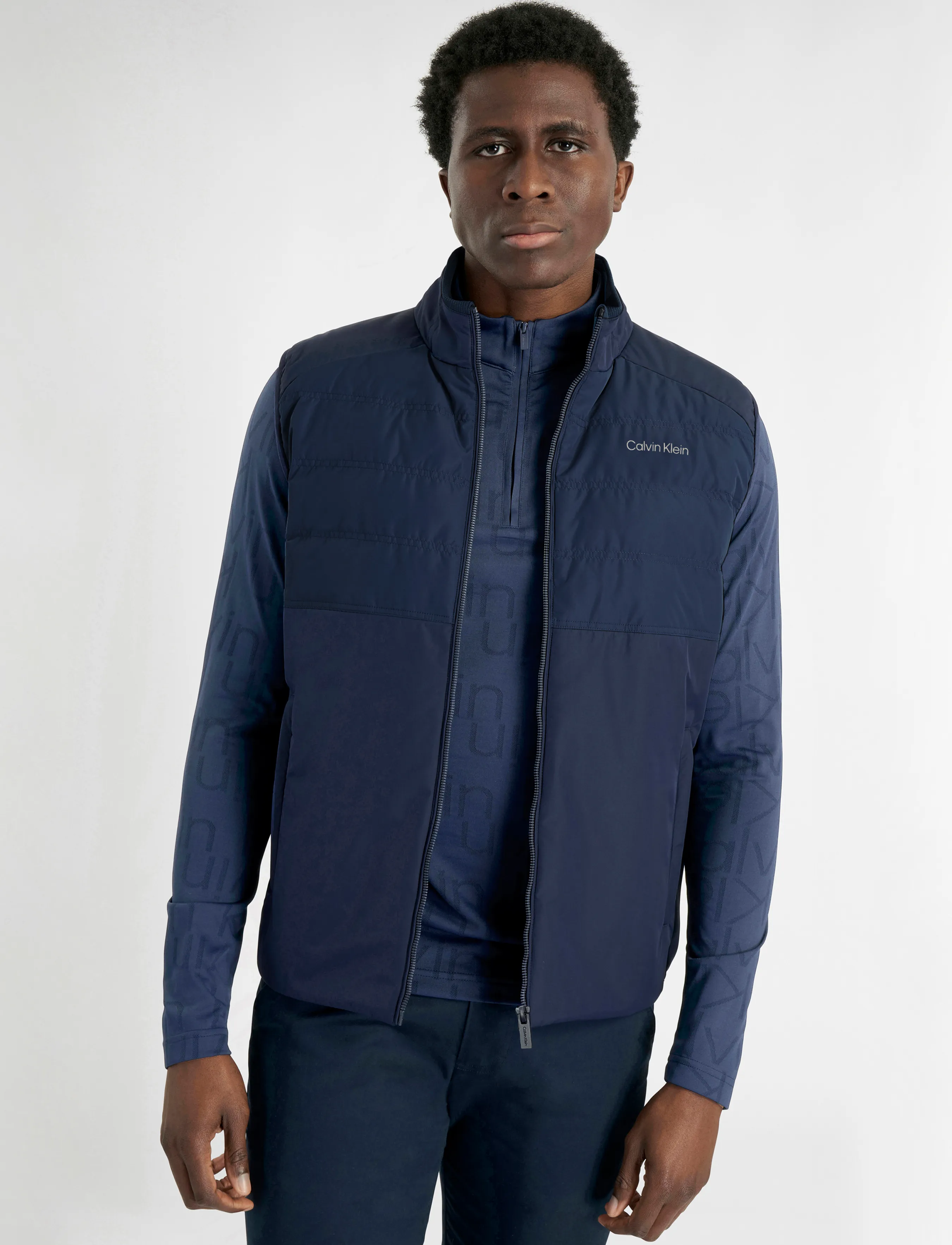 Calvin Klein Golf - REGENT DOWN GILET - vests - nvy-nvy - 5