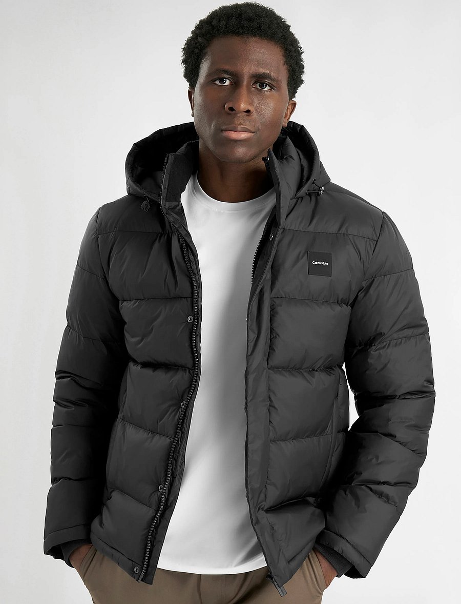 Calvin Klein Golf - VANTA HOODED PUFFA JACKET - golf-jacken - blk - 0