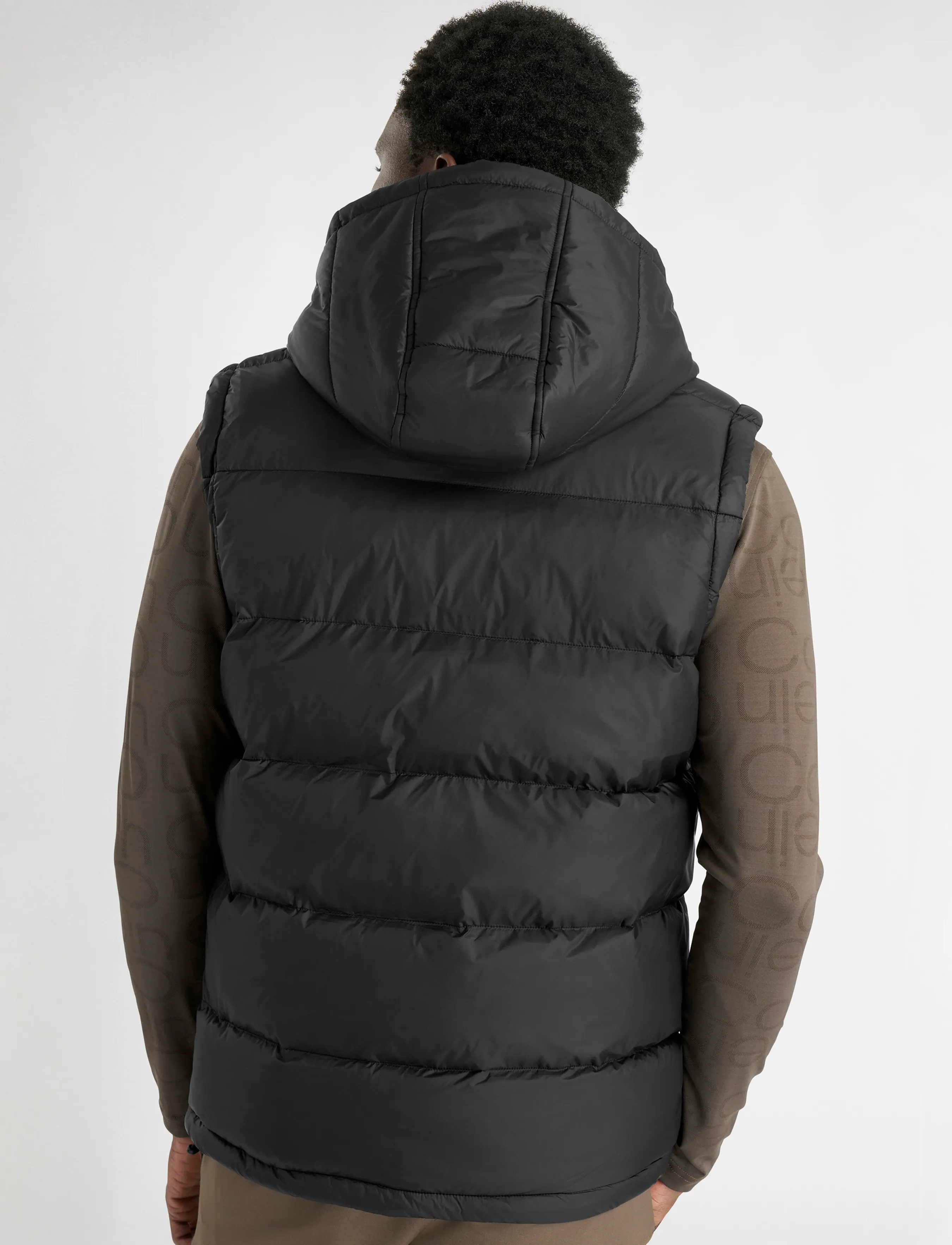 Calvin Klein Golf - VANTA HOODED PUFFA GILET - blk - 3