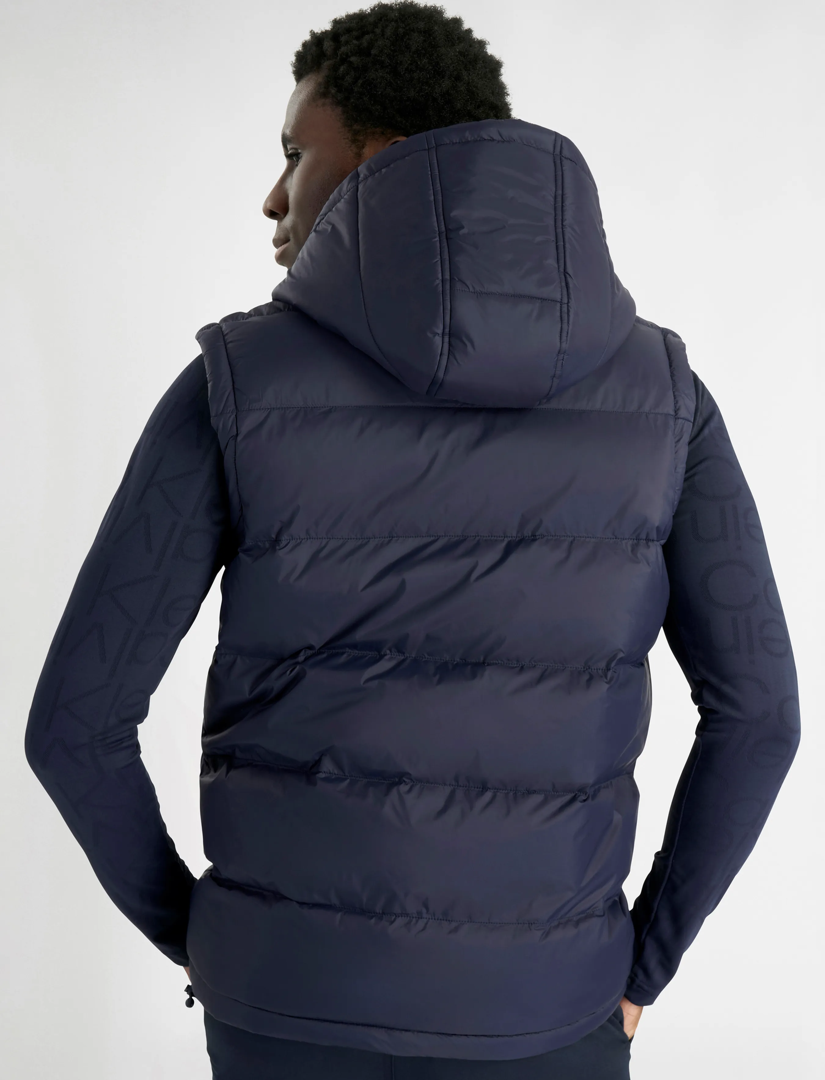 Calvin Klein Golf - VANTA HOODED PUFFA GILET - vests - nvy - 3