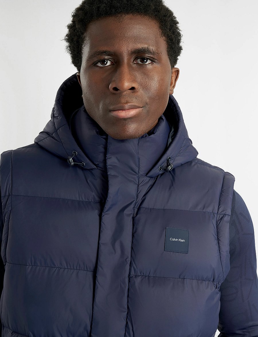 Calvin Klein Golf - VANTA HOODED PUFFA GILET - vests - nvy - 5