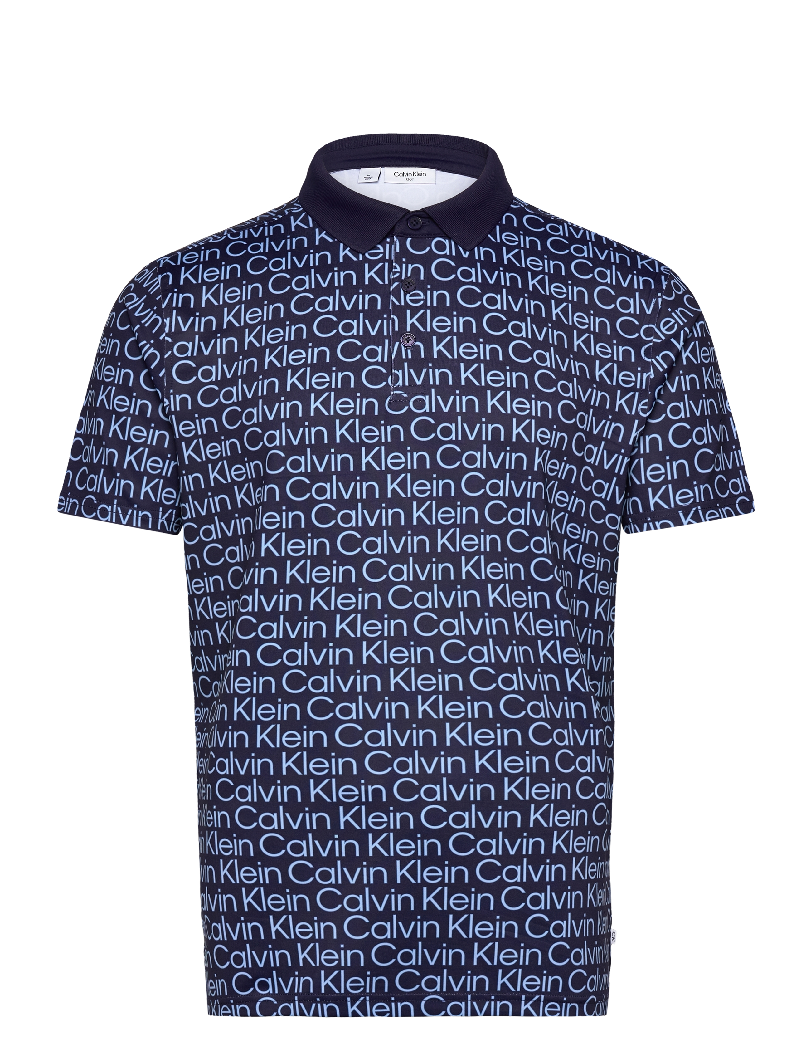 Calvin Klein Golf - CALVIN KLEIN PRINT POLO - evening blue - 1