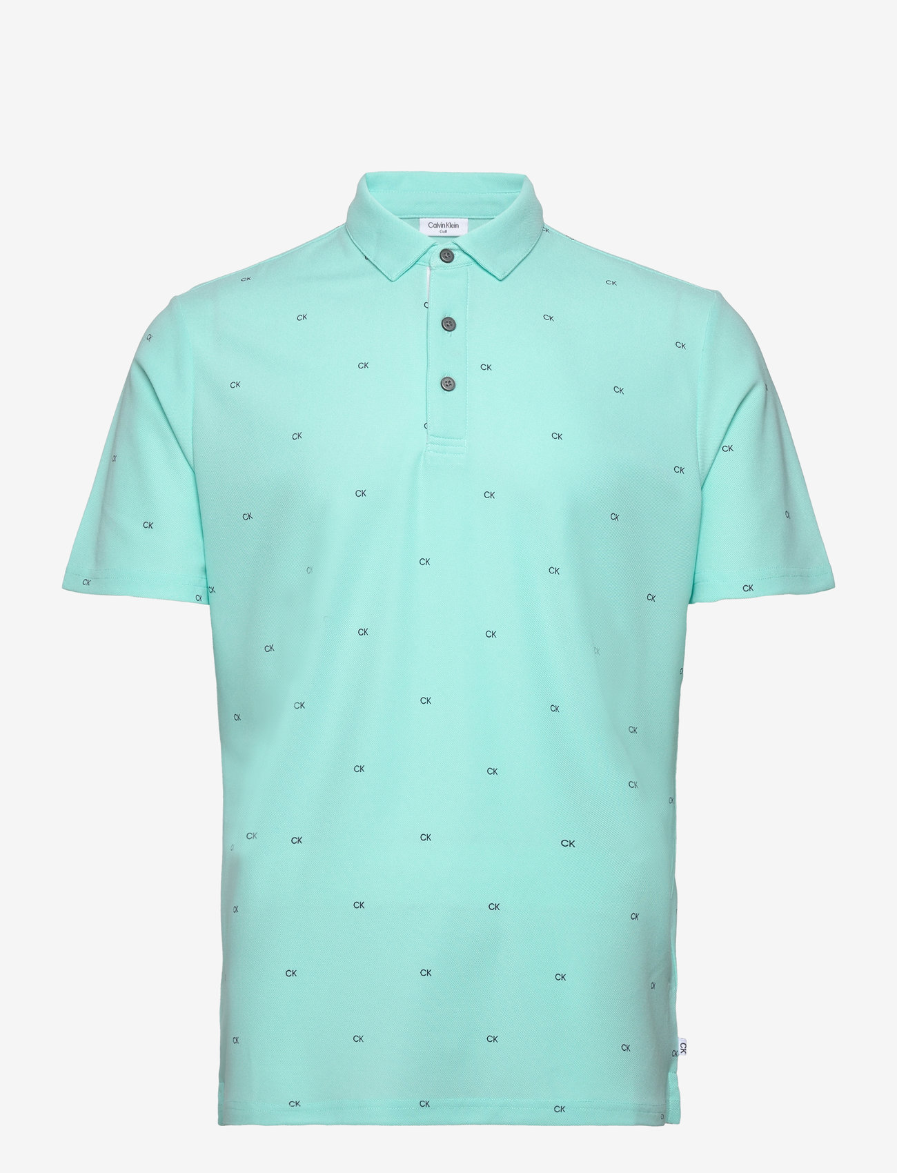 Calvin Klein Golf - CK MONOGRAM POLO - aqua - 0
