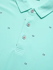 Calvin Klein Golf - CK MONOGRAM POLO - short-sleeved polos - aqua - 2