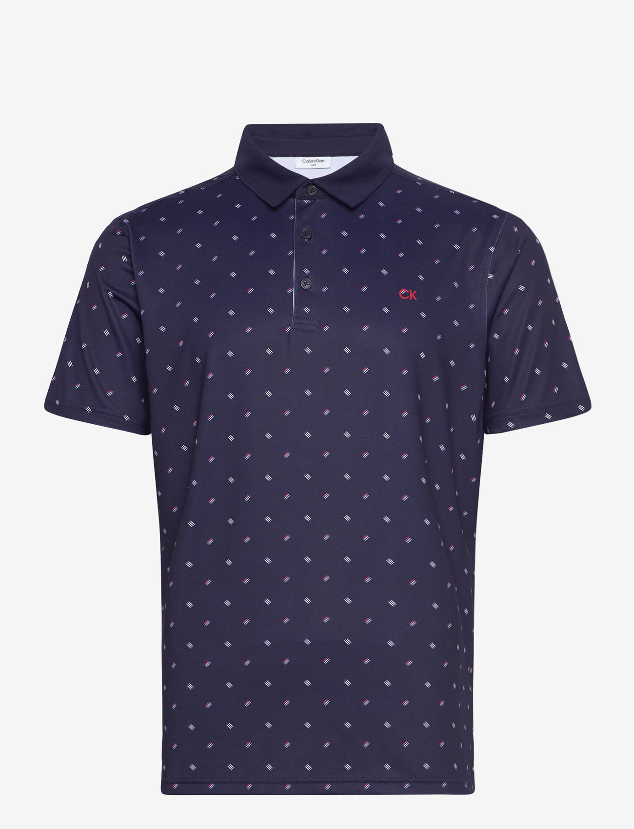 Calvin Klein Golf - TREBLE STRIKE PRINT POLO - evening blue - 0