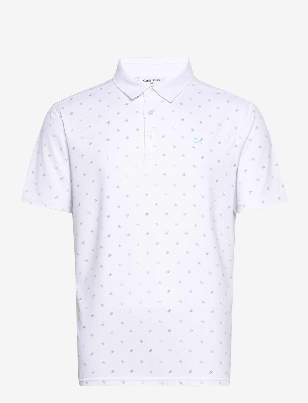 Calvin Klein Golf - TREBLE STRIKE PRINT POLO - white - 0