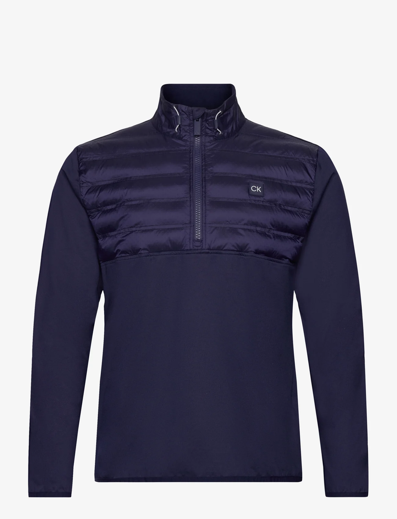 Calvin Klein Golf - RANGEWOOD HALF ZIP HYBRID - vahekihina kantavad jakid - evening blue - 0