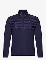 Calvin Klein Golf - RANGEWOOD HALF ZIP HYBRID - mid layer jackets - evening blue - 0