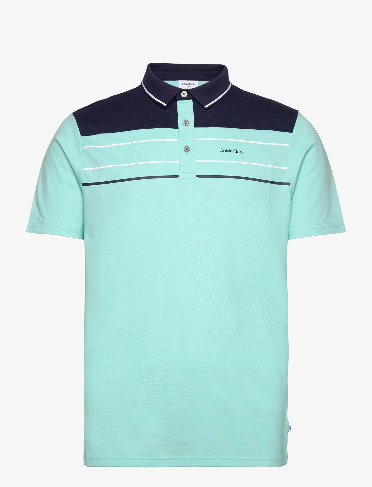 Calvin Klein Golf - EAGLE POLO - short-sleeved polos - aqua - 0