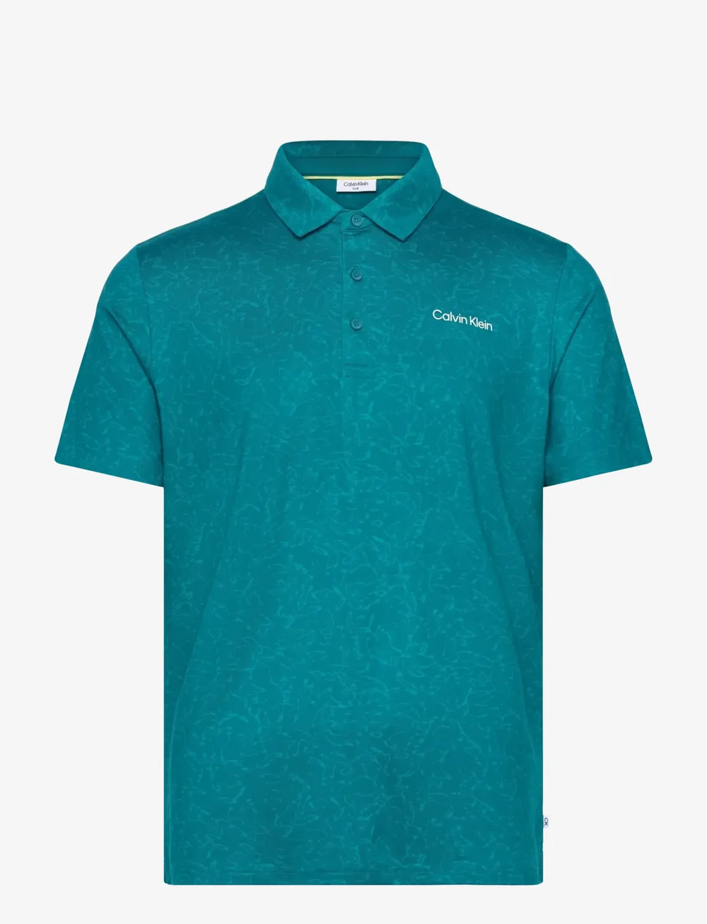 Calvin Klein Golf - ABSTRACT WATERCOLOUR PRINTED POLO - oberteile & t-shirts - sea green - 0
