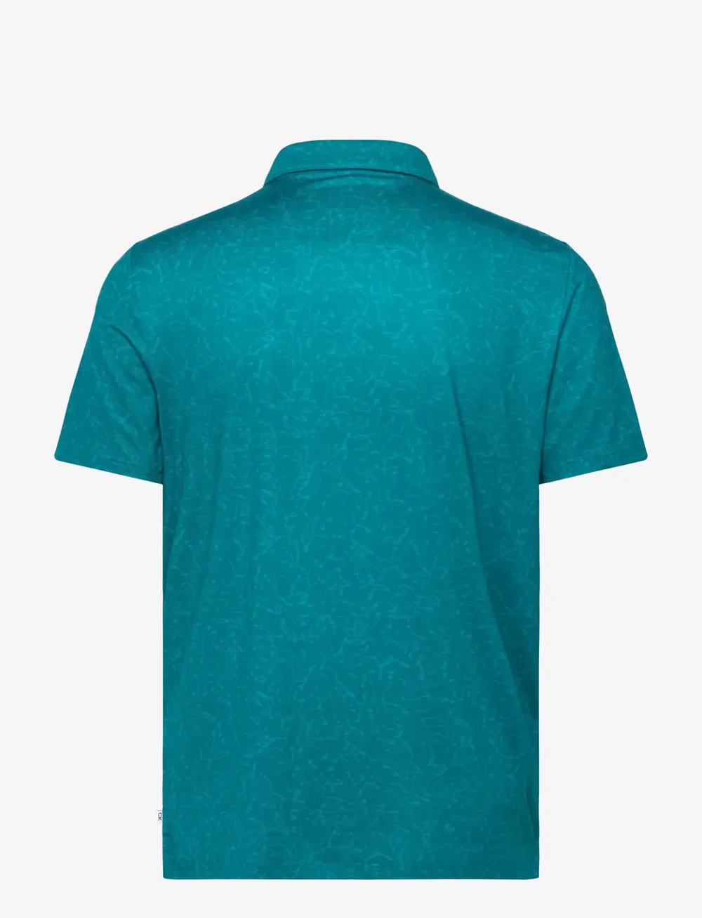Calvin Klein Golf - ABSTRACT WATERCOLOUR PRINTED POLO - oberteile & t-shirts - sea green - 1