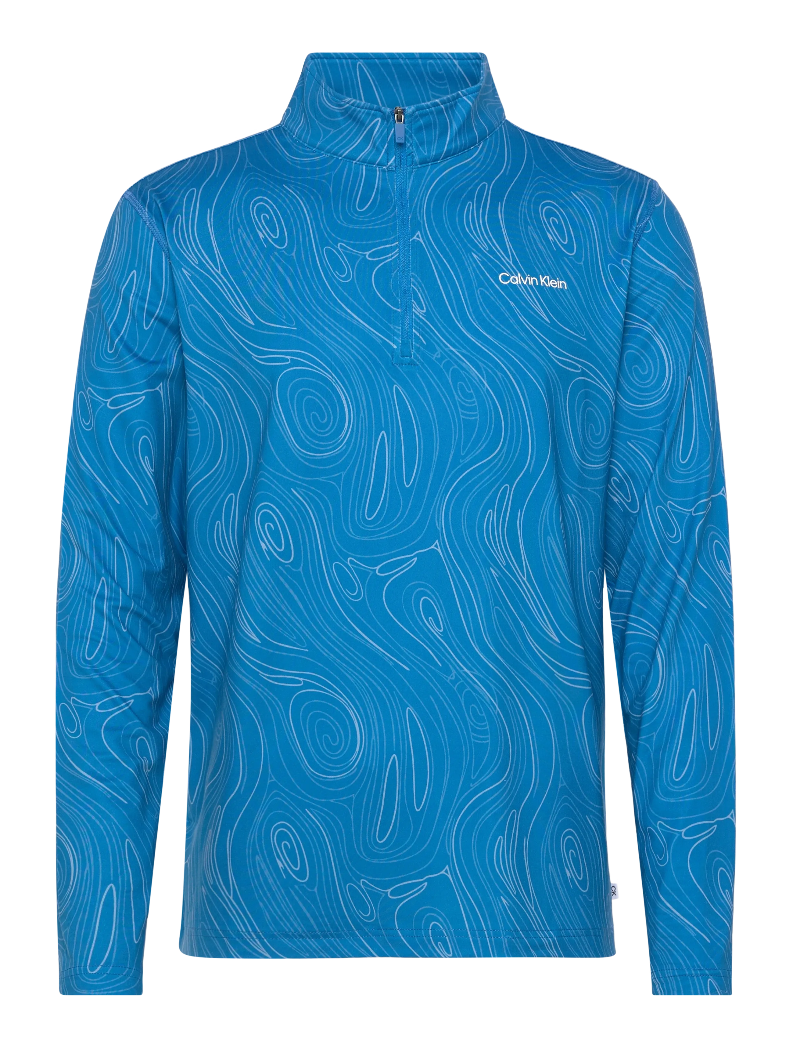 Calvin Klein Golf PRINTED NEWPORT HALF ZIP - Calvin Klein Golf - SAPHIRE / blue