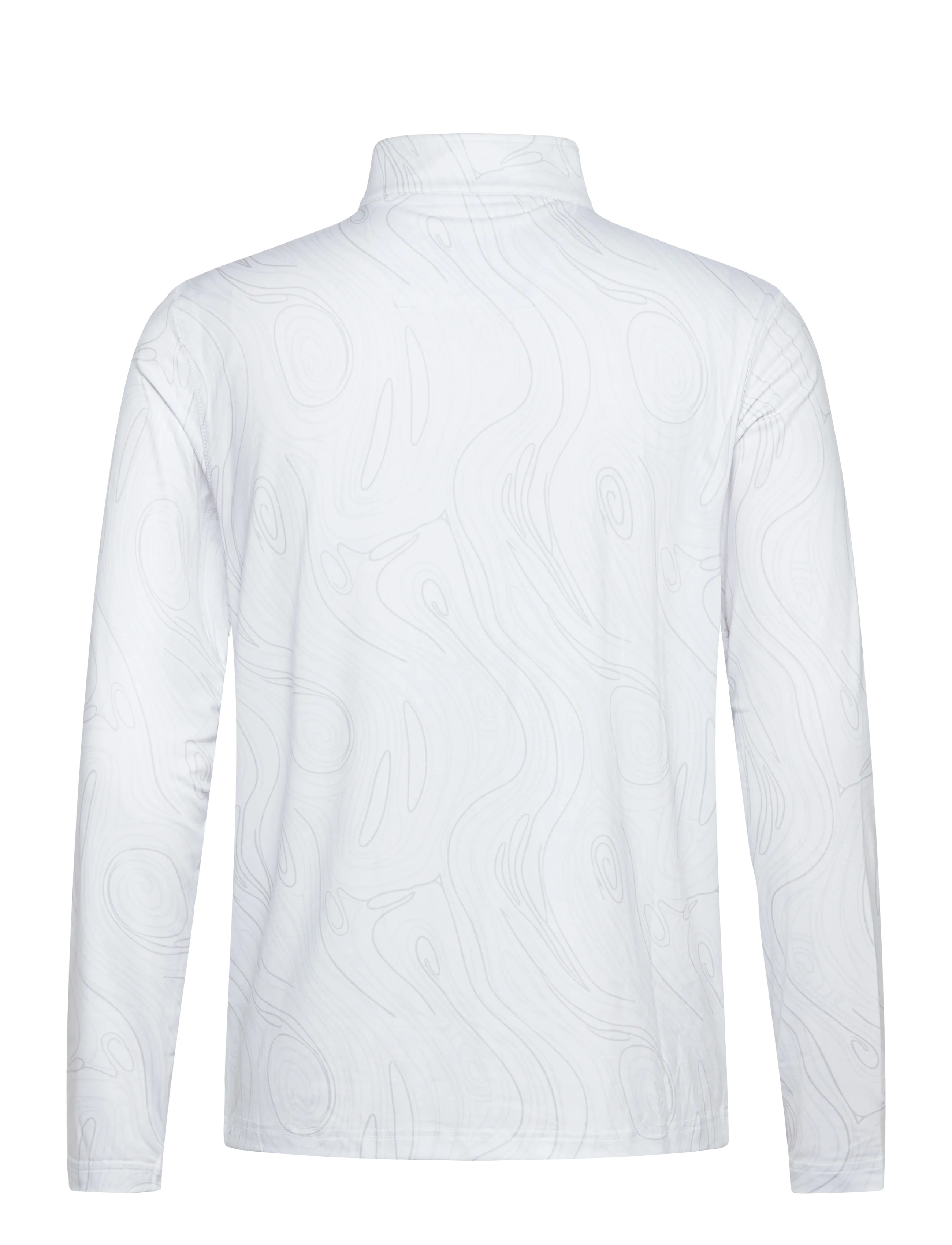 Calvin Klein Golf - PRINTED NEWPORT HALF ZIP - fleece & midlayer - white marble - 2
