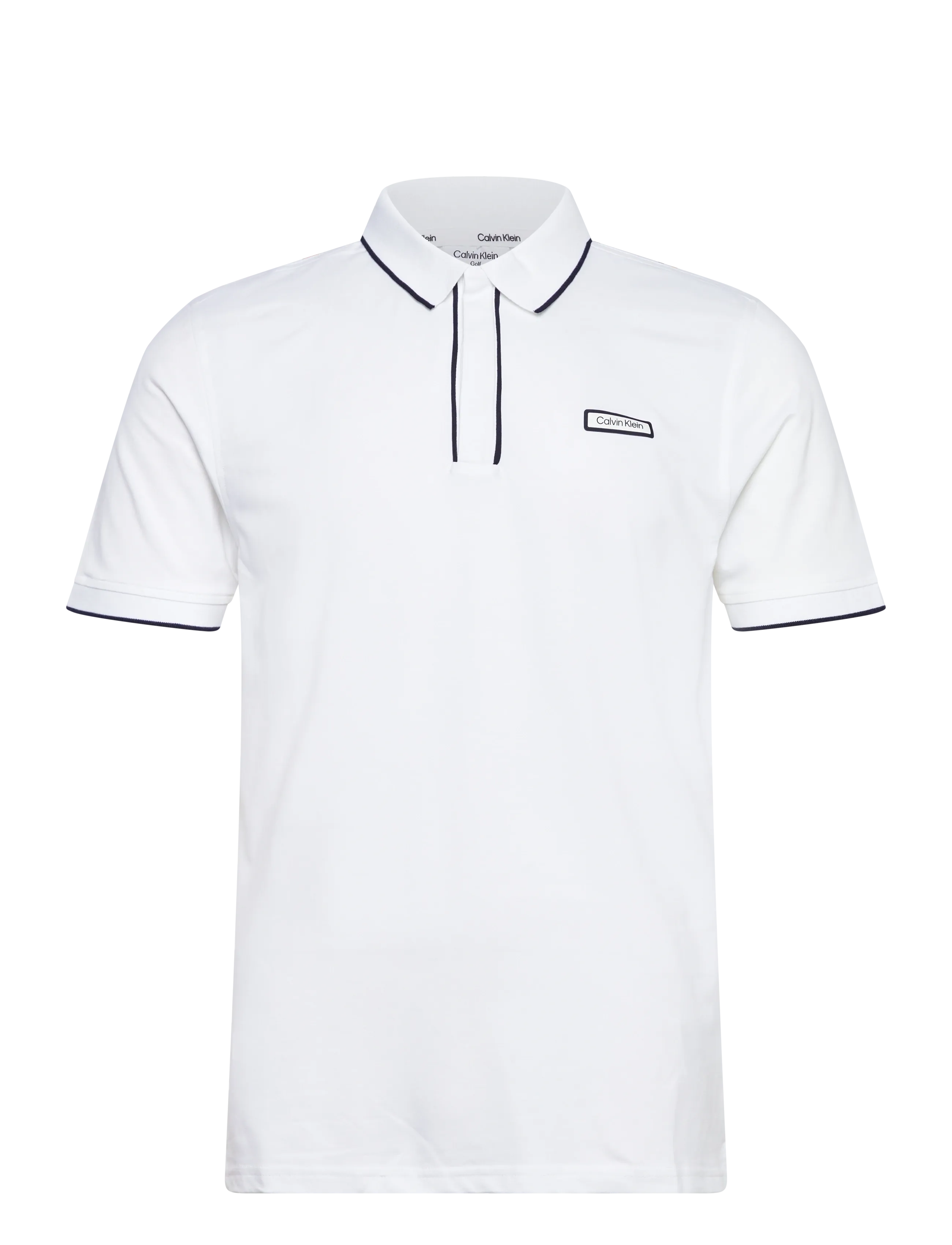 Calvin Klein Golf SEAFIELD POLO - Oberteile - WHITE / white