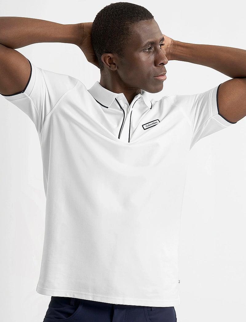 Calvin Klein Golf - SEAFIELD POLO - toppe & t-shirts - white - 5