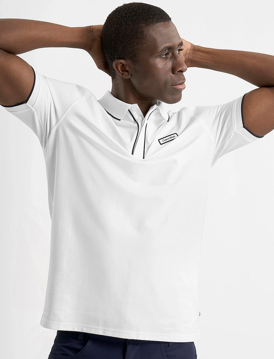 Calvin Klein Golf - SEAFIELD POLO - oberteile & t-shirts - white - 5