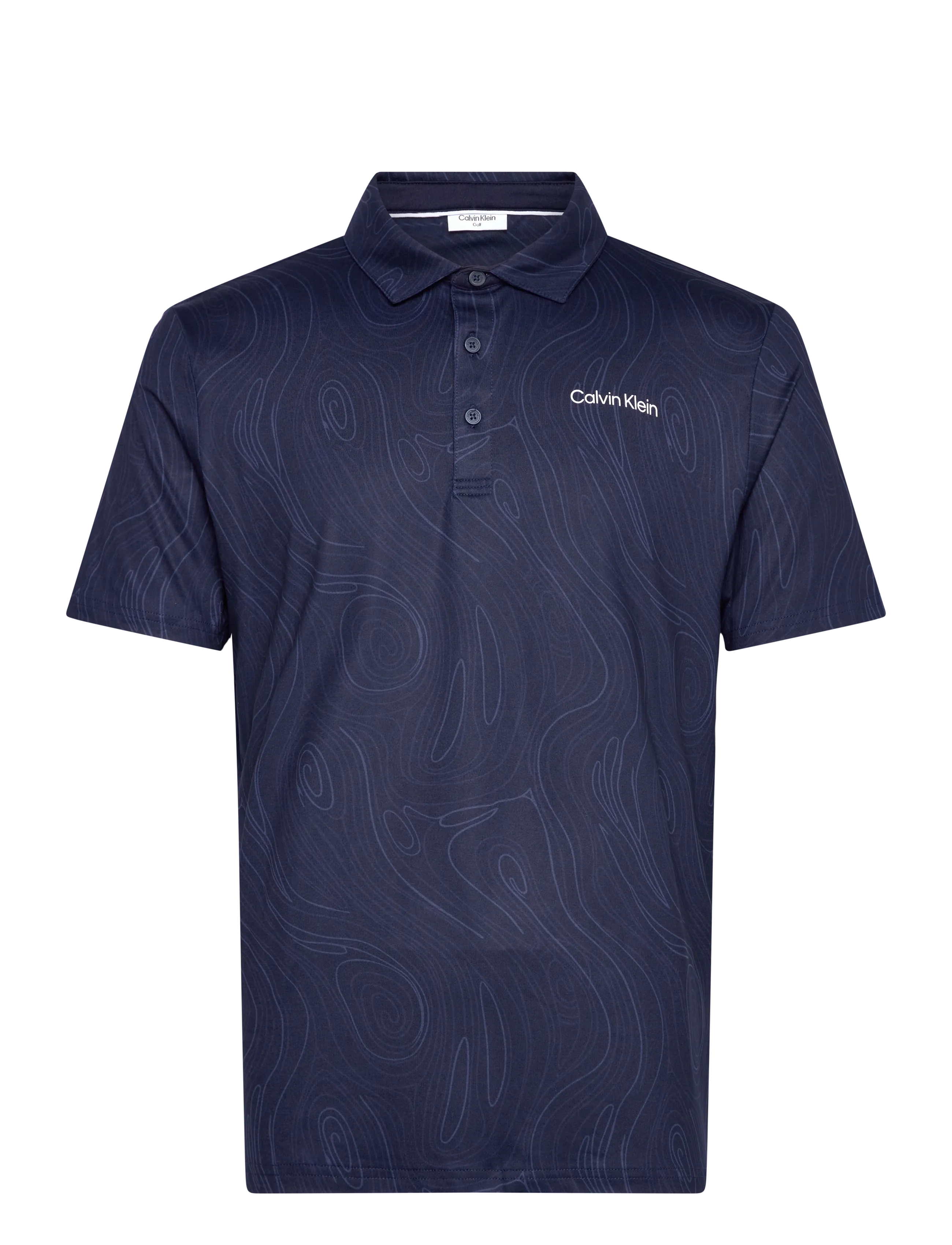 Calvin Klein Golf MARBLE PRINT POLO - Calvin Klein Golf - NAVY / navy