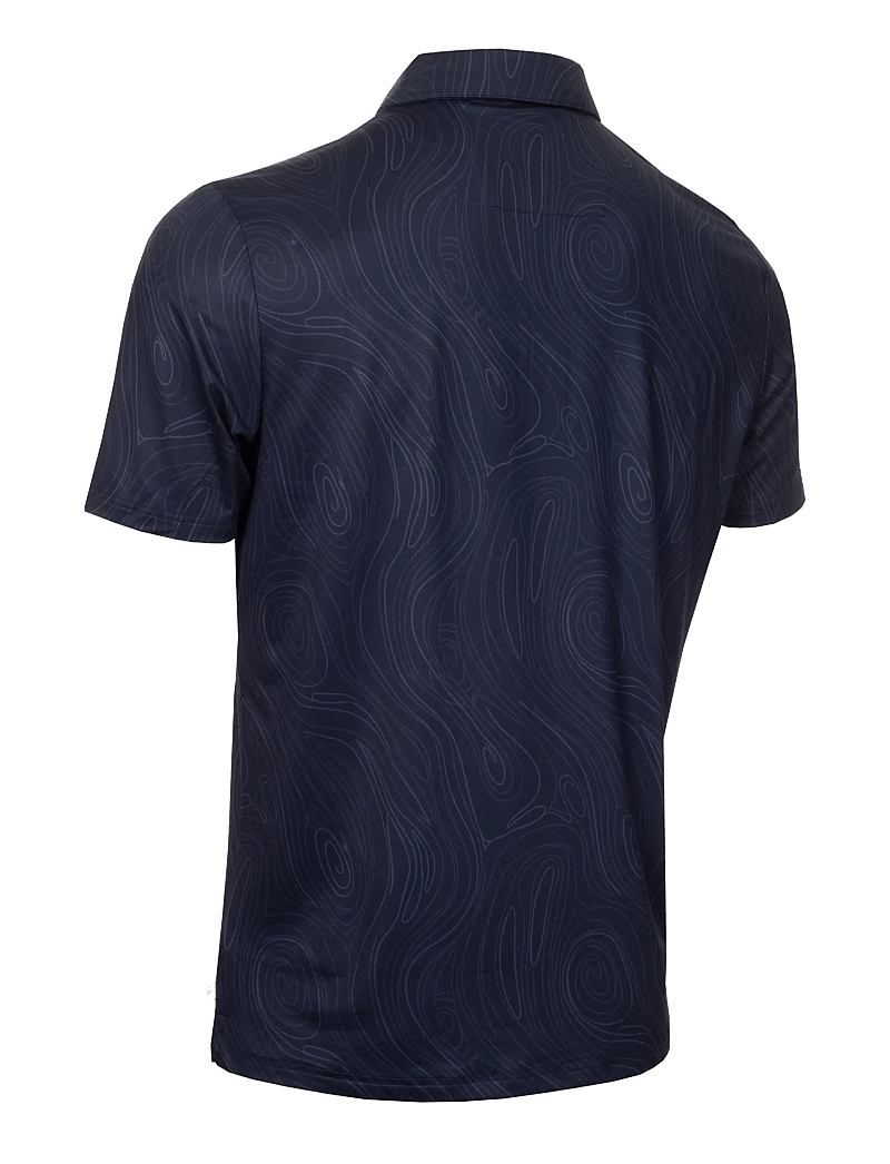 Calvin Klein Golf - MARBLE PRINT POLO - oberteile & t-shirts - navy - 2