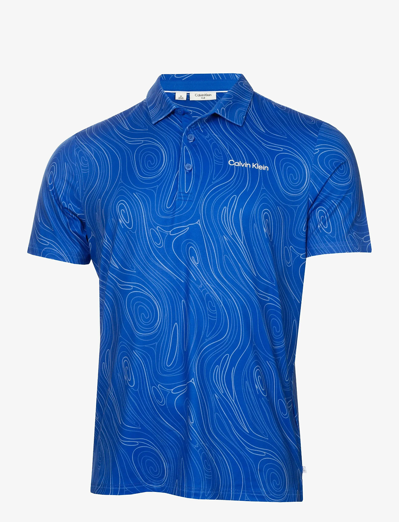Calvin Klein Golf - MARBLE PRINT POLO - kortærmede poloer - saphire - 1