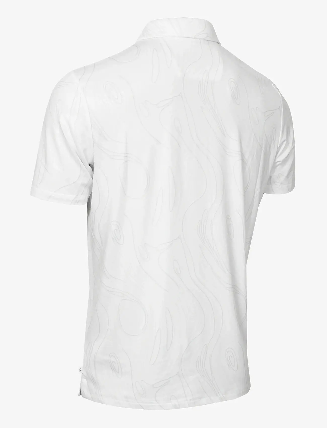 Calvin Klein Golf - MARBLE PRINT POLO - oberteile & t-shirts - white - 2