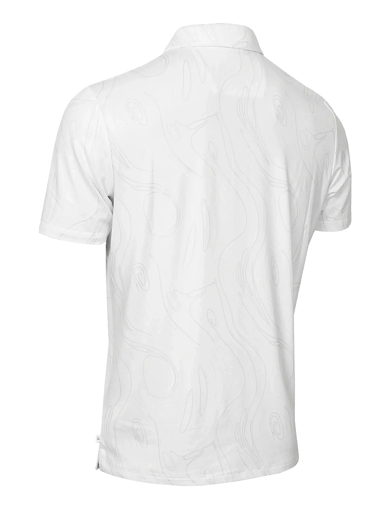 Calvin Klein Golf - MARBLE PRINT POLO - oberteile & t-shirts - white - 2