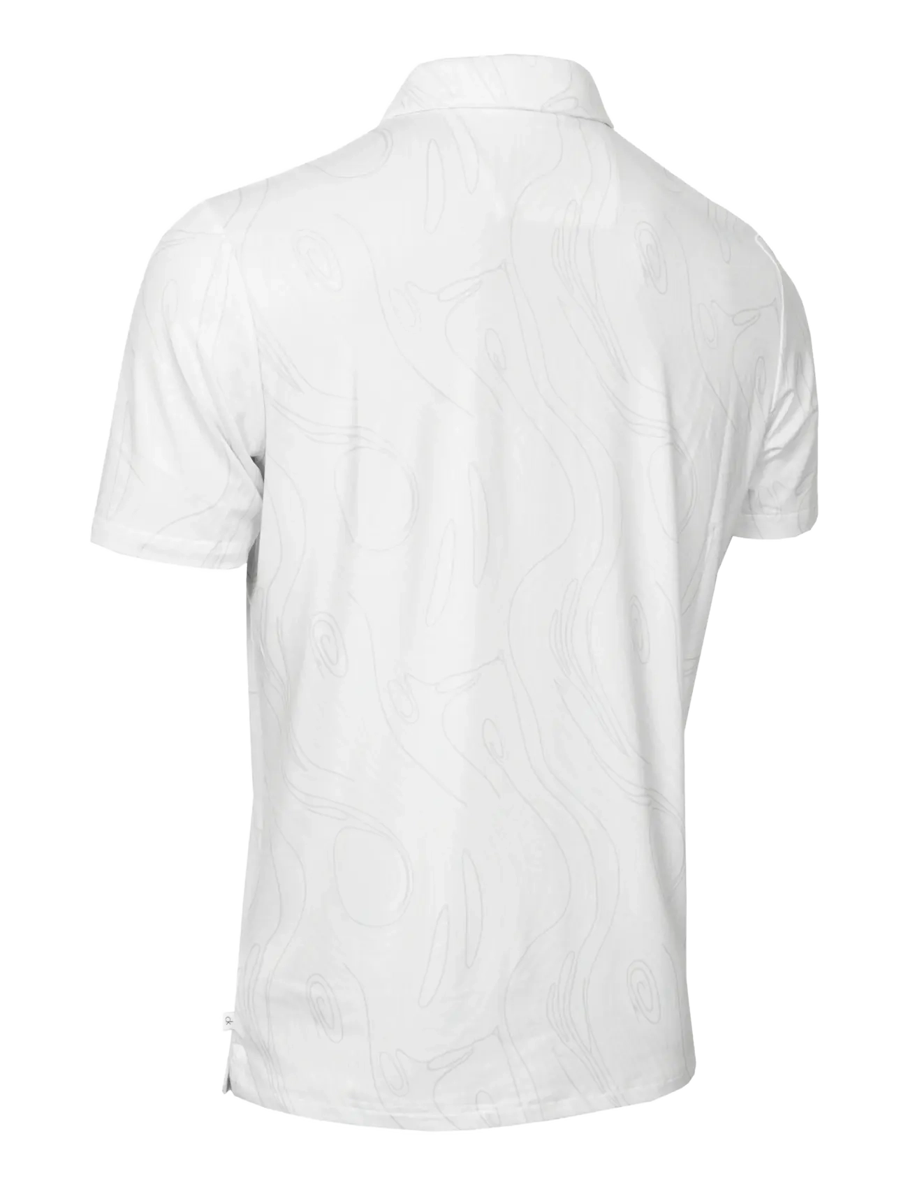 Calvin Klein Golf - MARBLE PRINT POLO - tops & t-shirts - white - 2